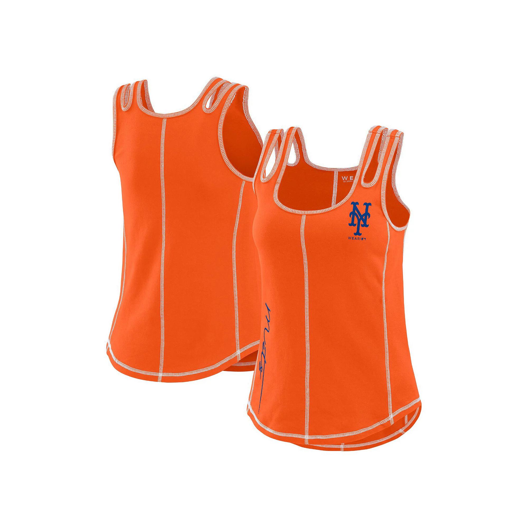 Women's WEAR by Erin Andrews Orange San Francisco Giants Contrast Stitch Tank Top,  Product Image