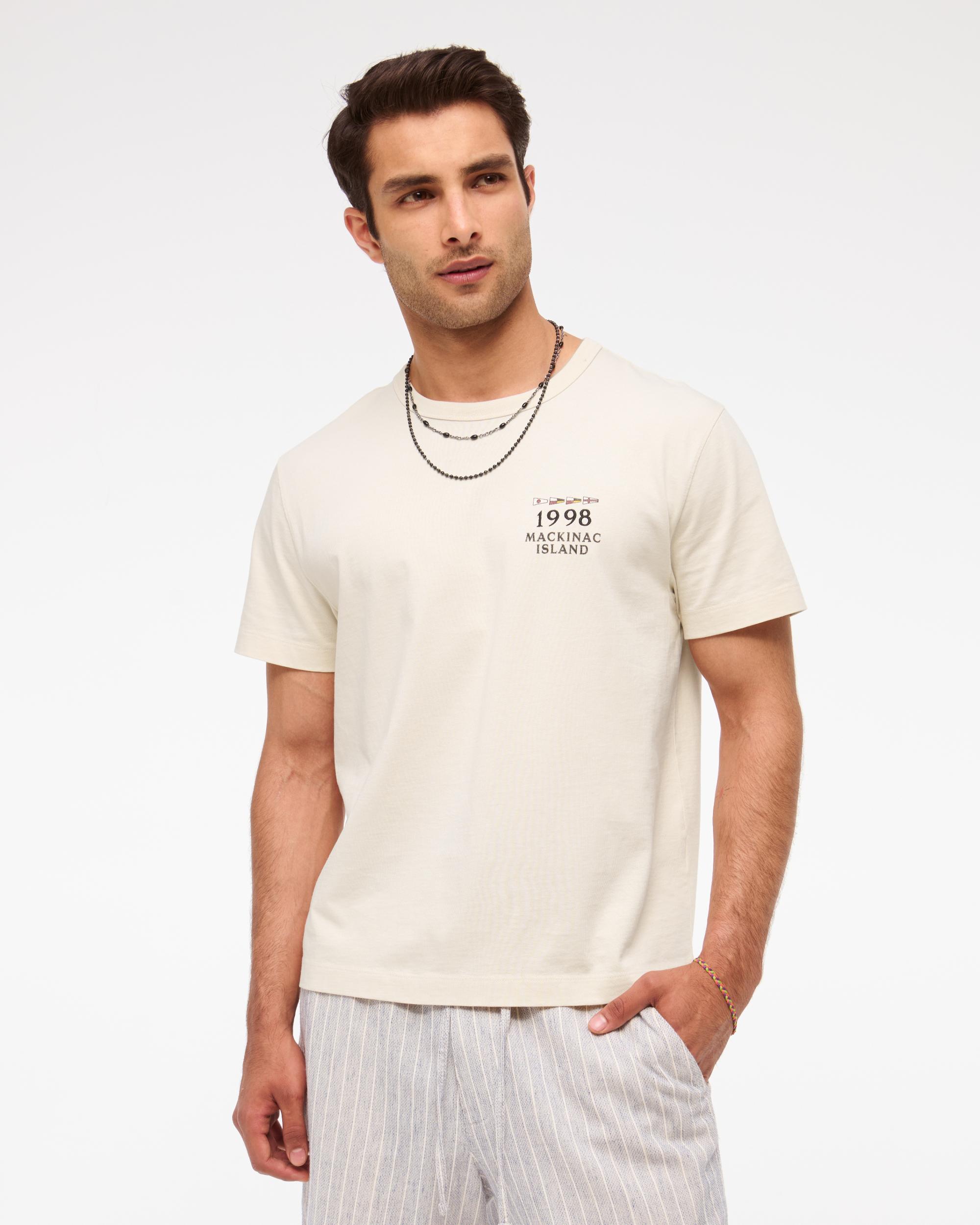 Nautical Classic Polished Cropped Graphic Tee Product Image