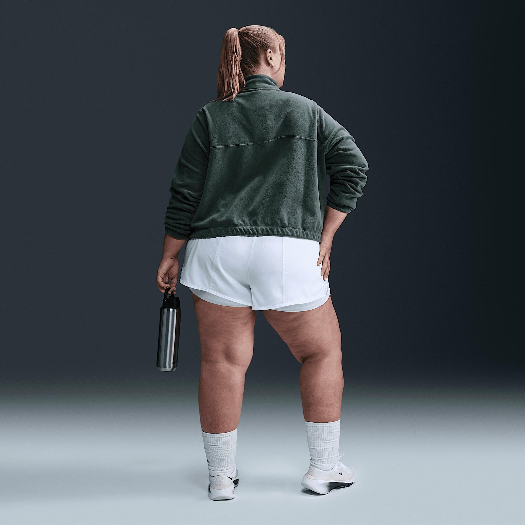 Nike One Women's Therma-FIT Oversized 1/2-Zip Fleece Top (Plus Size) Product Image