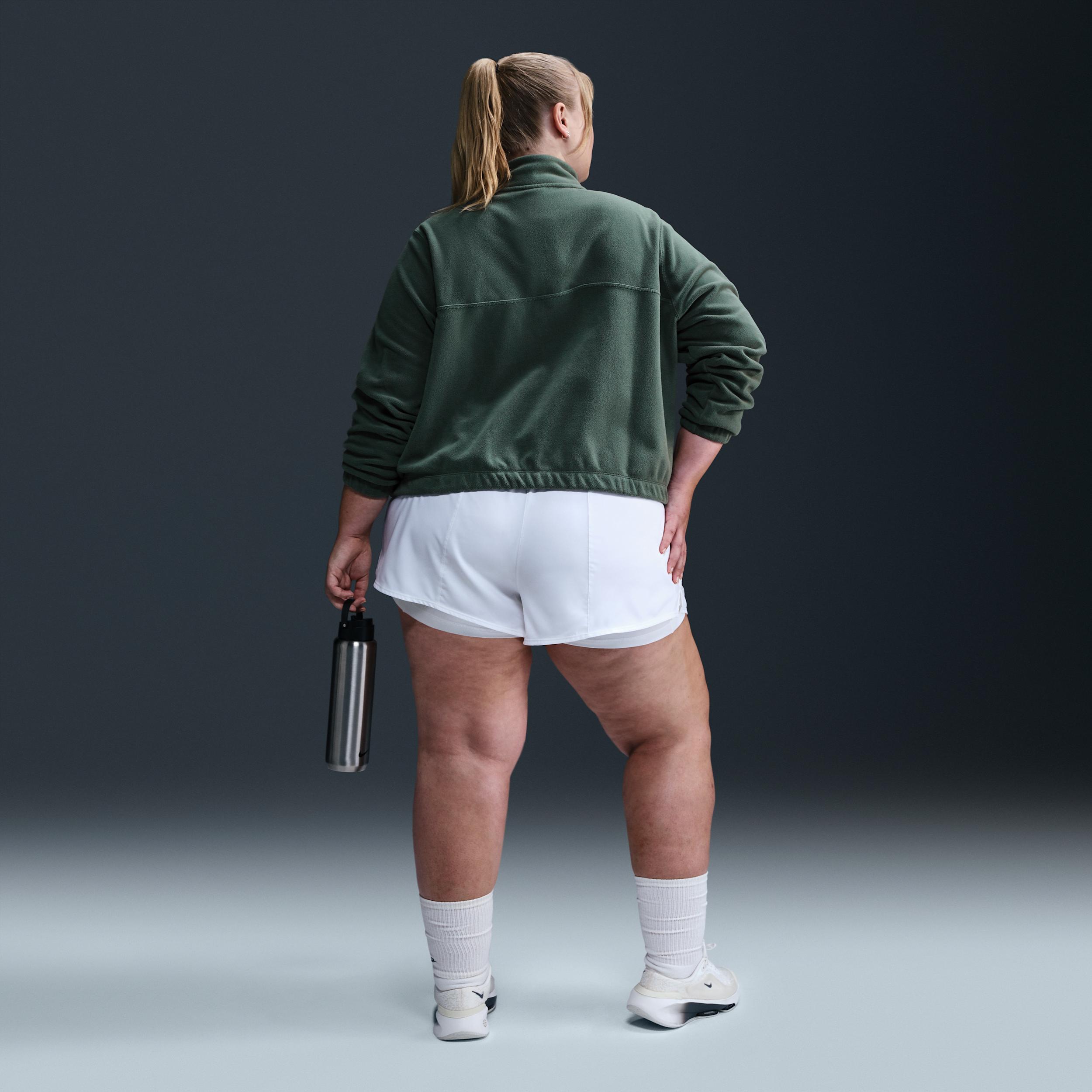 Nike One Women's Therma-FIT Oversized 1/2-Zip Fleece Top (Plus Size) Product Image