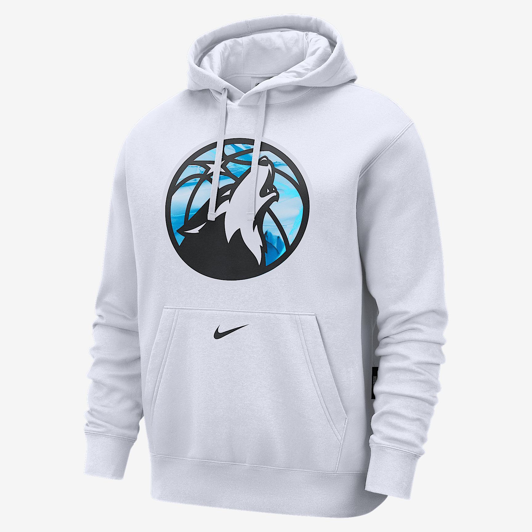 Minnesota Timberwolves Club City Edition Men's Nike NBA Fleece Pullover Hoodie Product Image