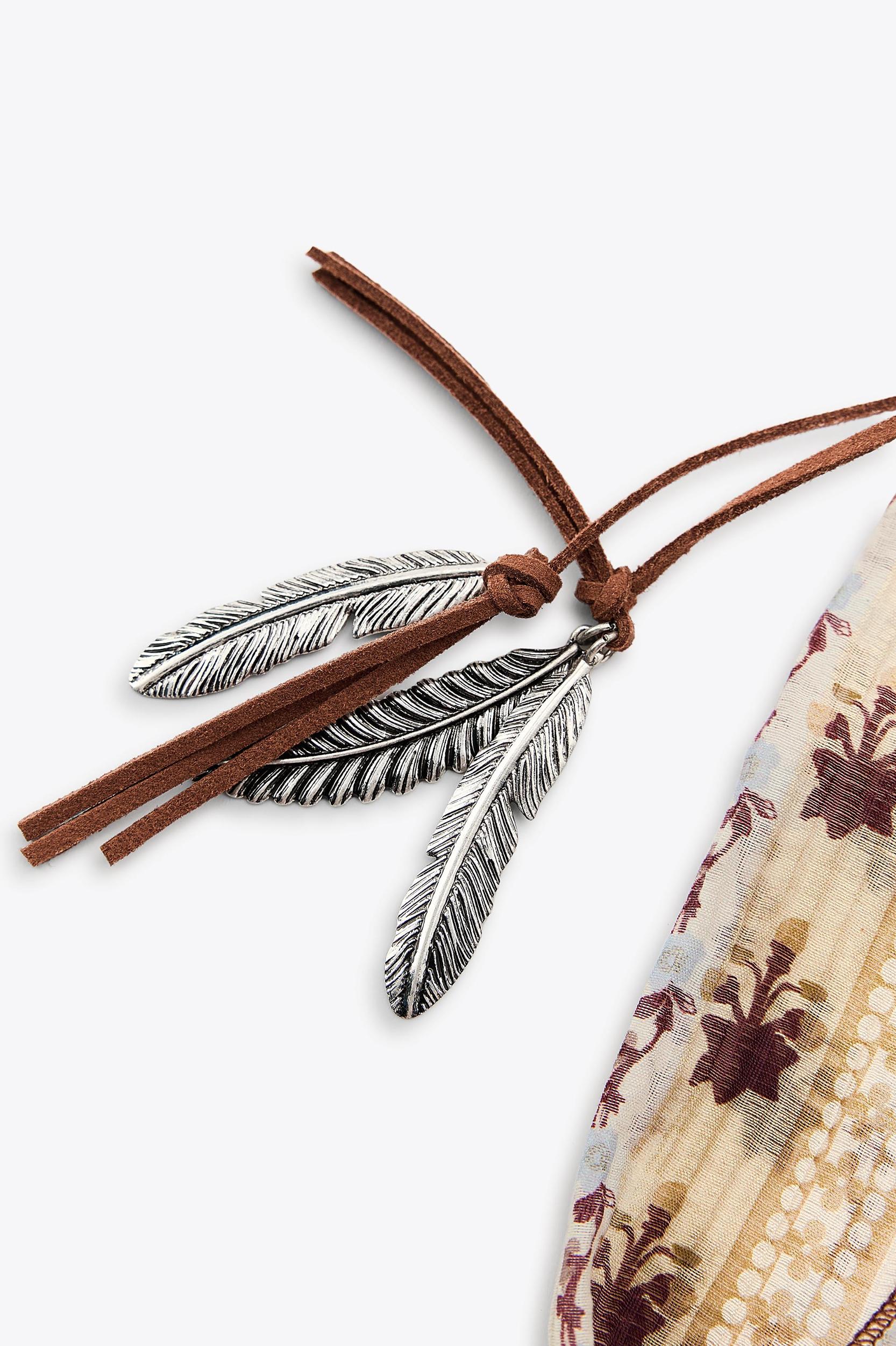 FEATHER PRINT BANDANA Product Image