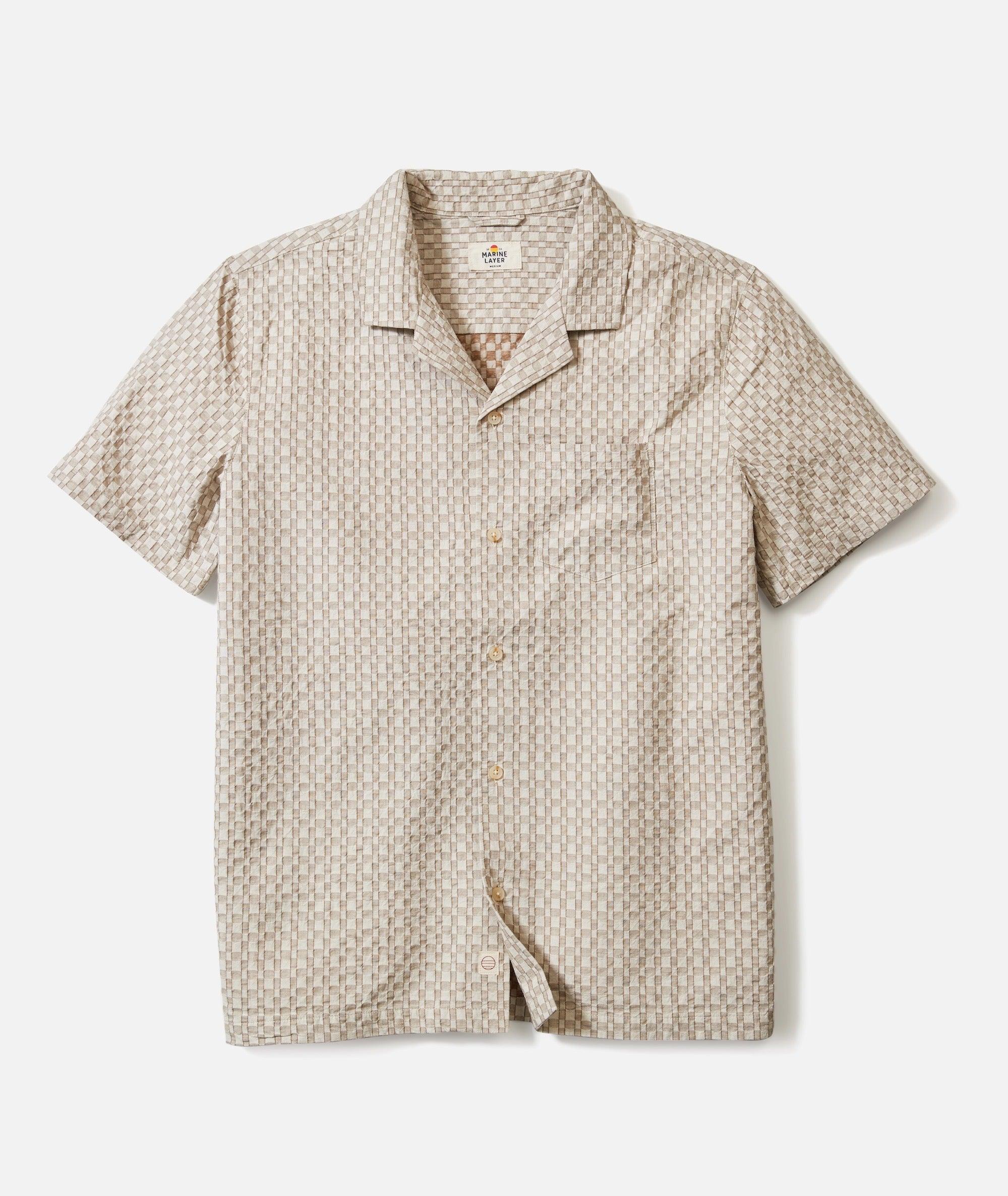 Landon Checkered Resort Shirt Product Image