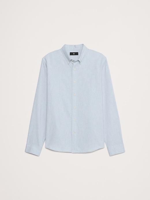 Standard-Fit Cotton Flannel Shirt Product Image