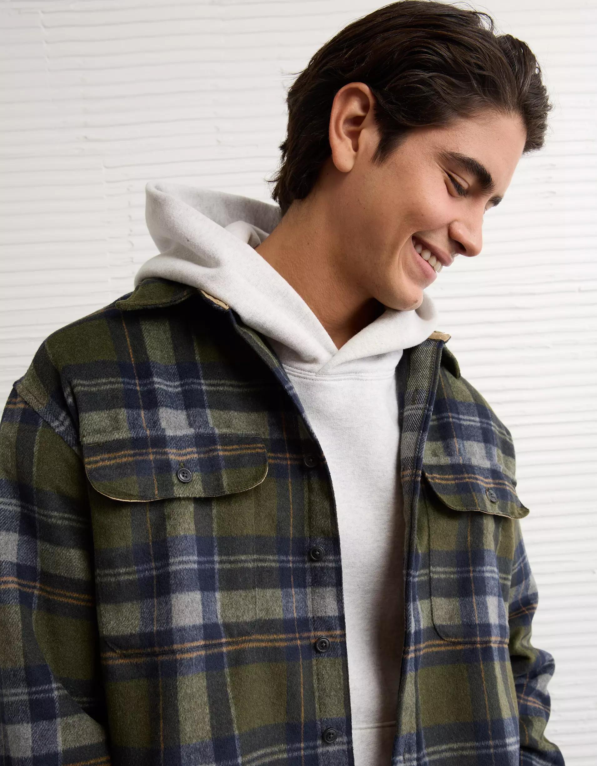 AE Relaxed Heavyweight Flannel Product Image