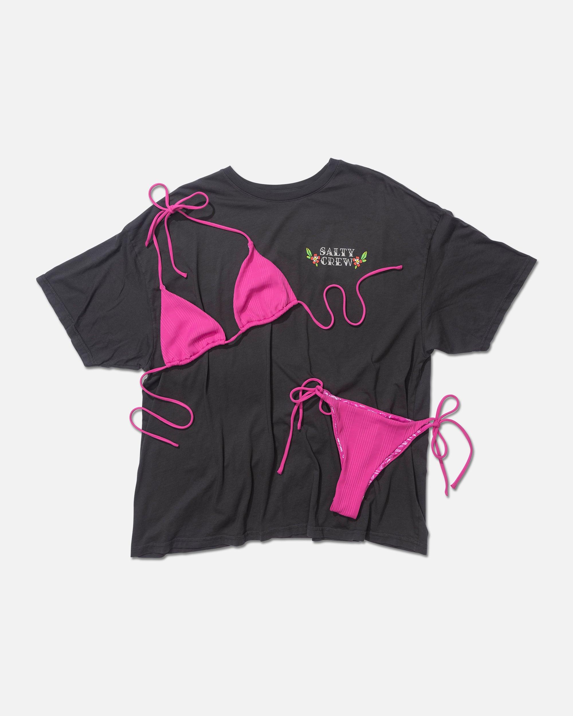 Hopper Cover Up Tee - Charcoal Product Image