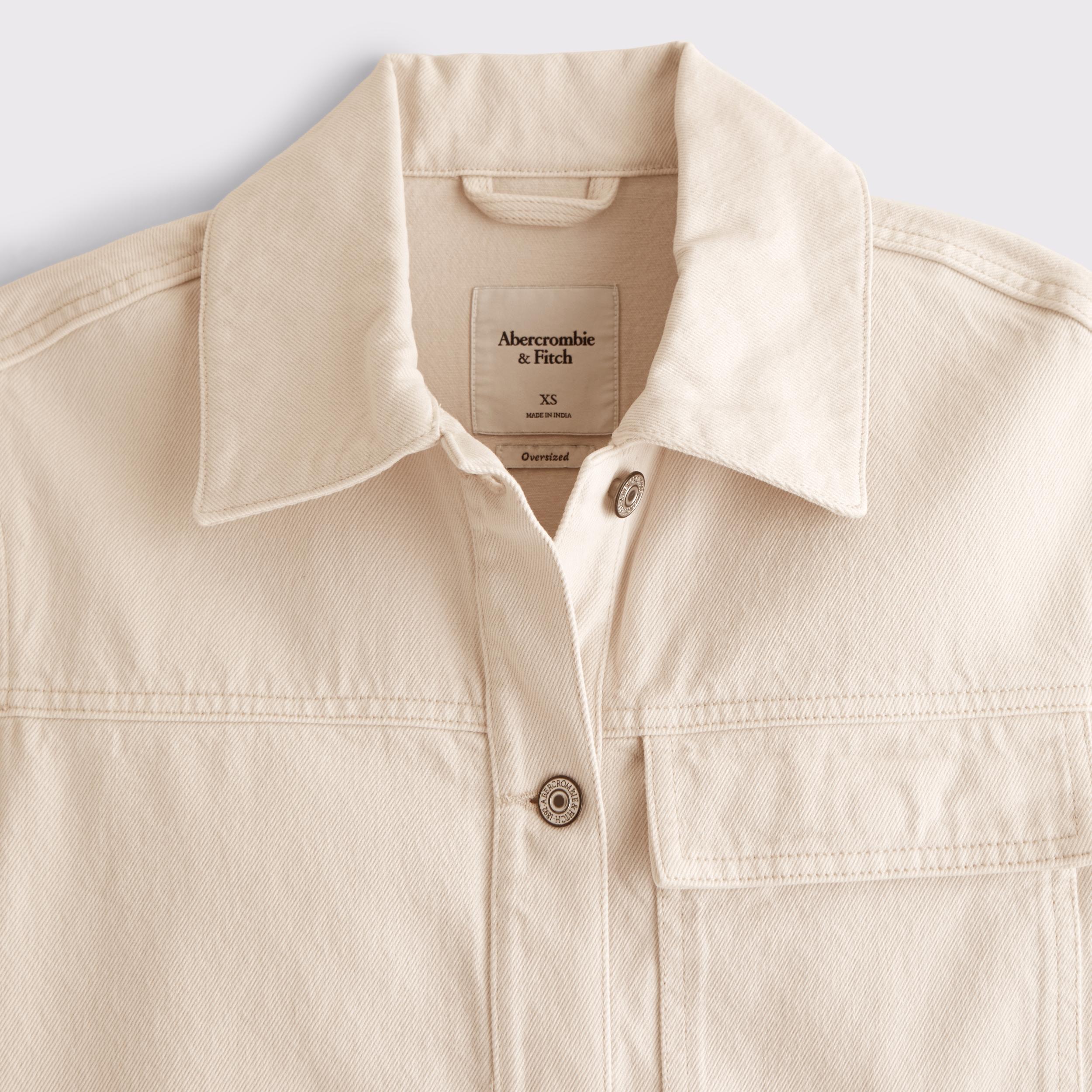 Denim Utility Shirt Jacket Product Image