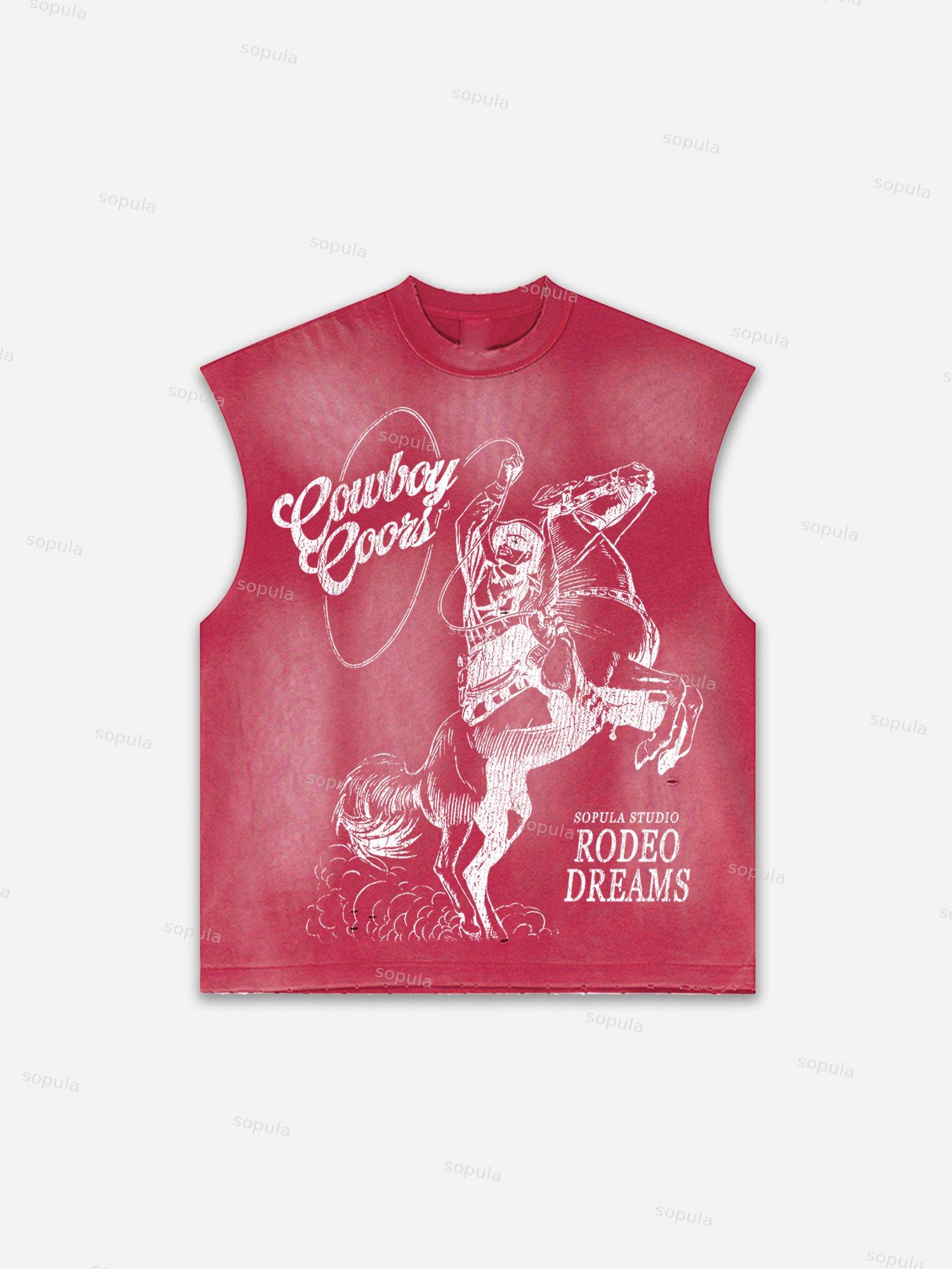 Men's Washed Boxer Boys Graphic Print Tank Top Product Image