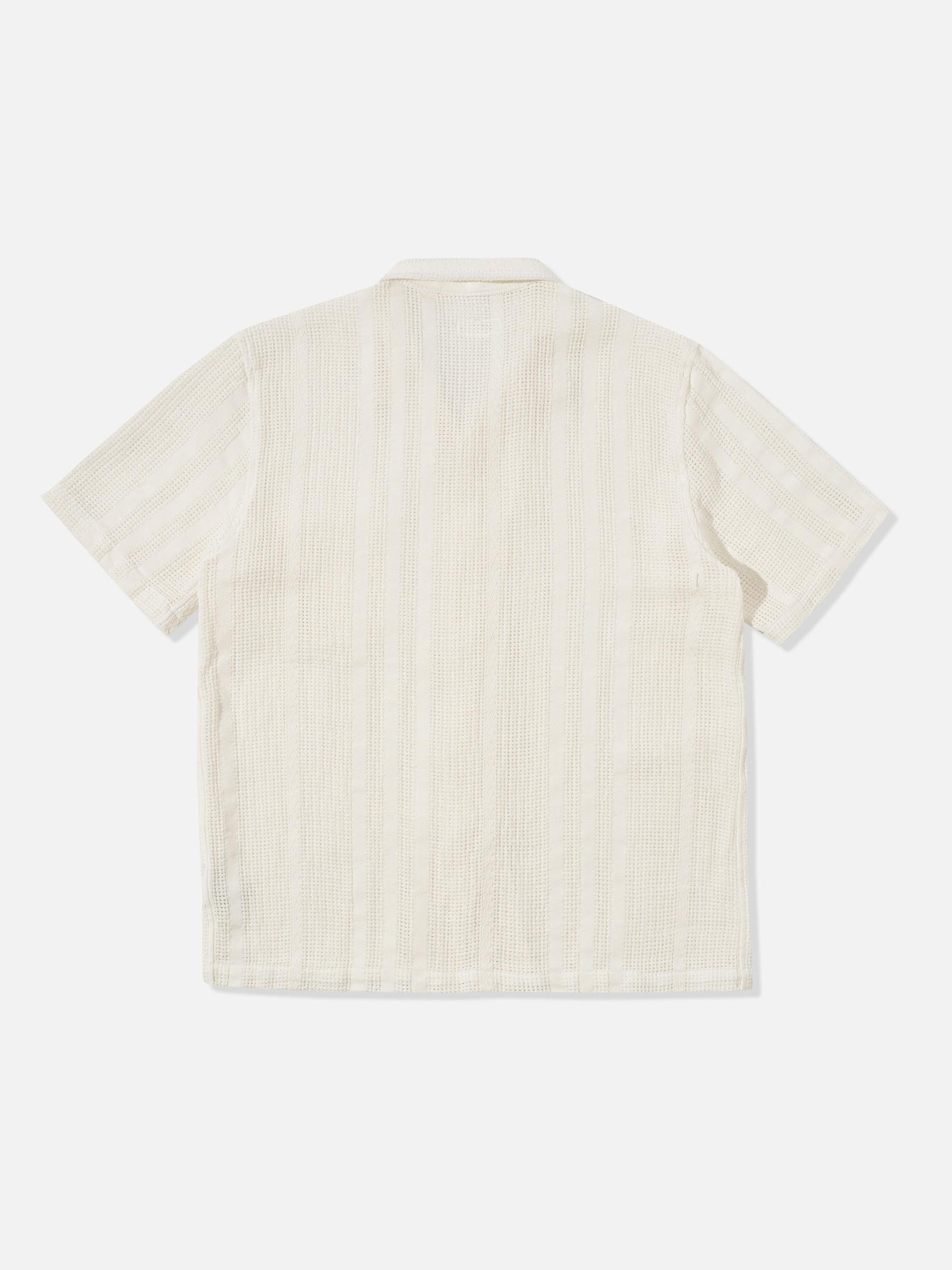 Universal Works Road Shirt in Ecru Reef Cotton Product Image