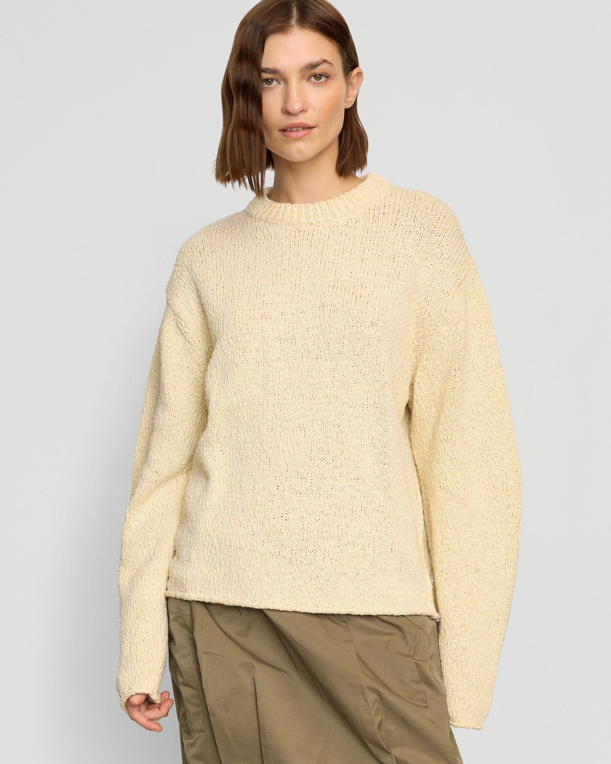 Sonya Textured Organic Cotton Sweater Product Image