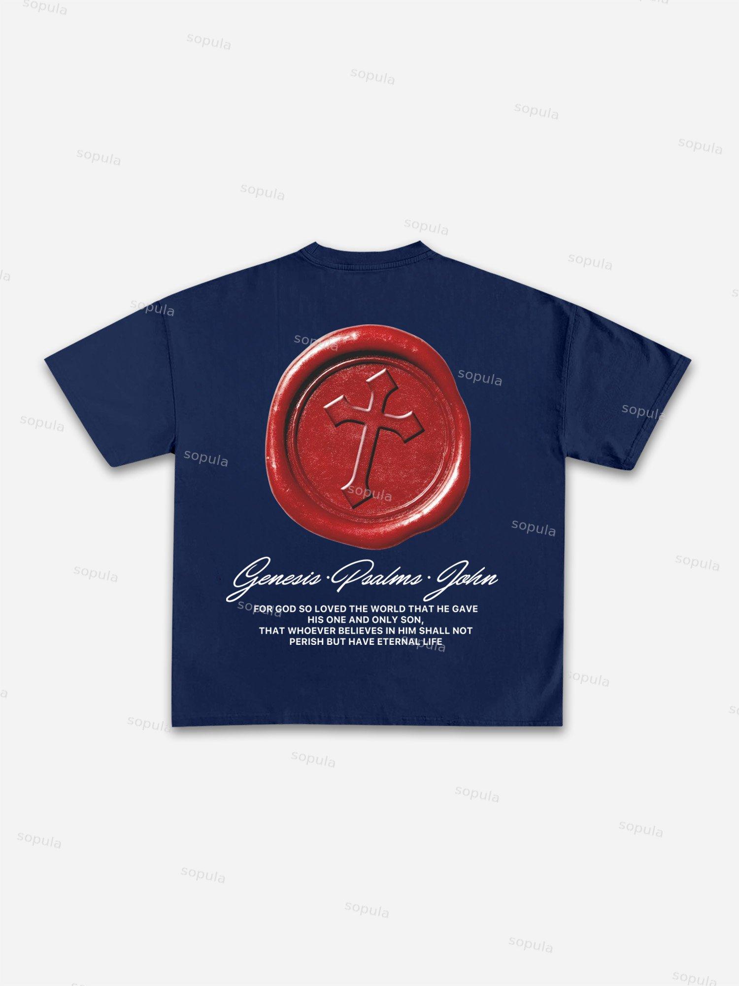 Vintage Texas And Longhorn Graphic Cotton T-shirt Product Image