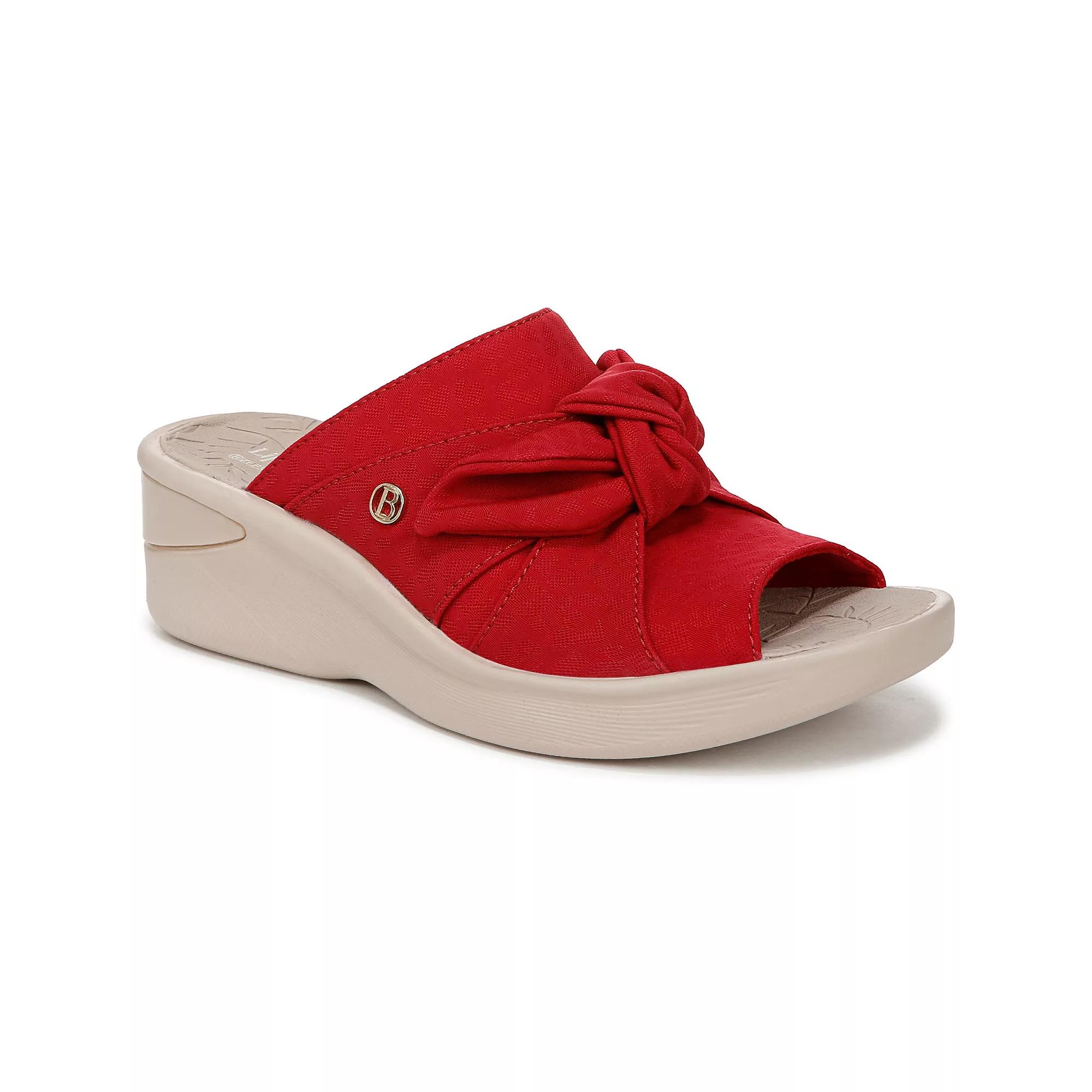 LifeStride Smile 3 Women's Wedge Sandals, Size: 7 Wide, Red Red Product Image