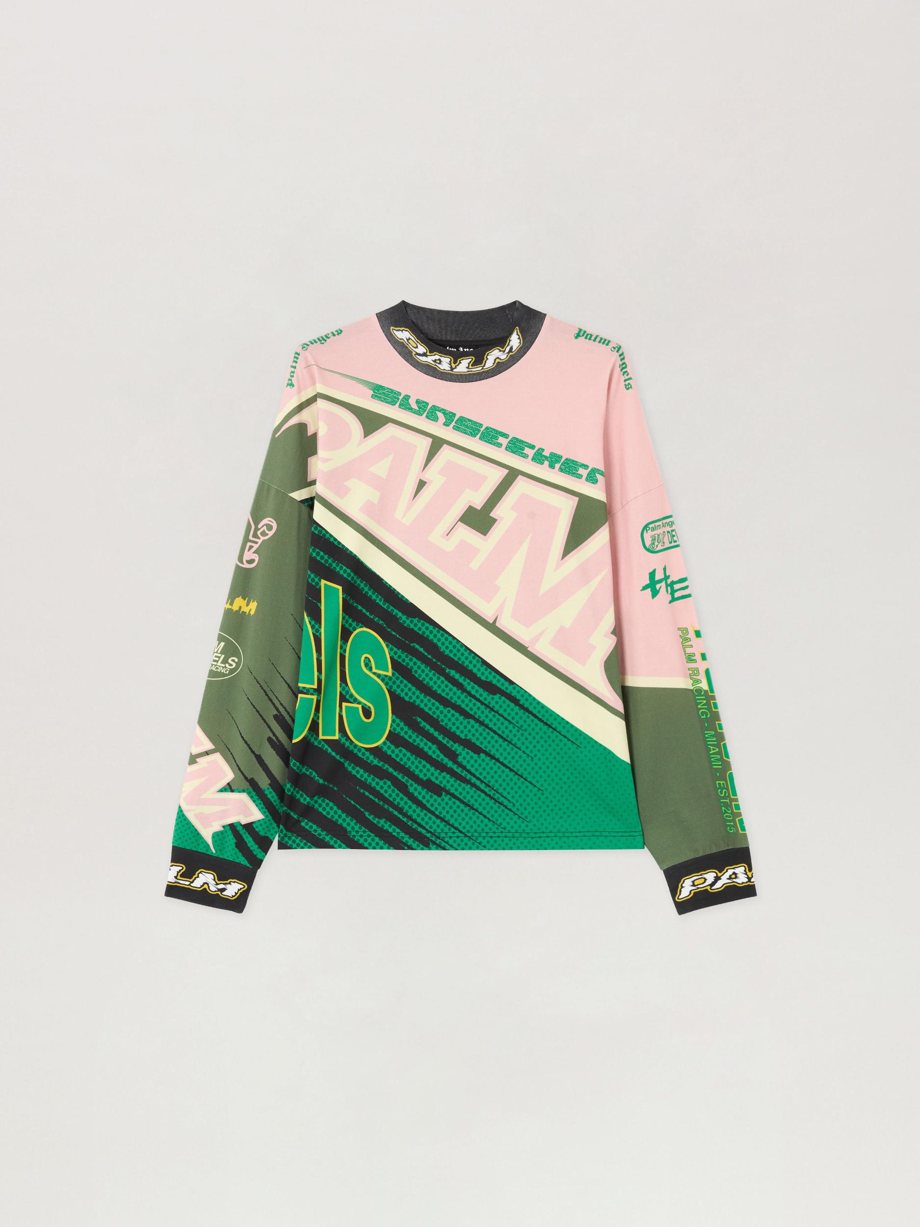 Racing Loose Long-Sleeved T-Shirt Product Image