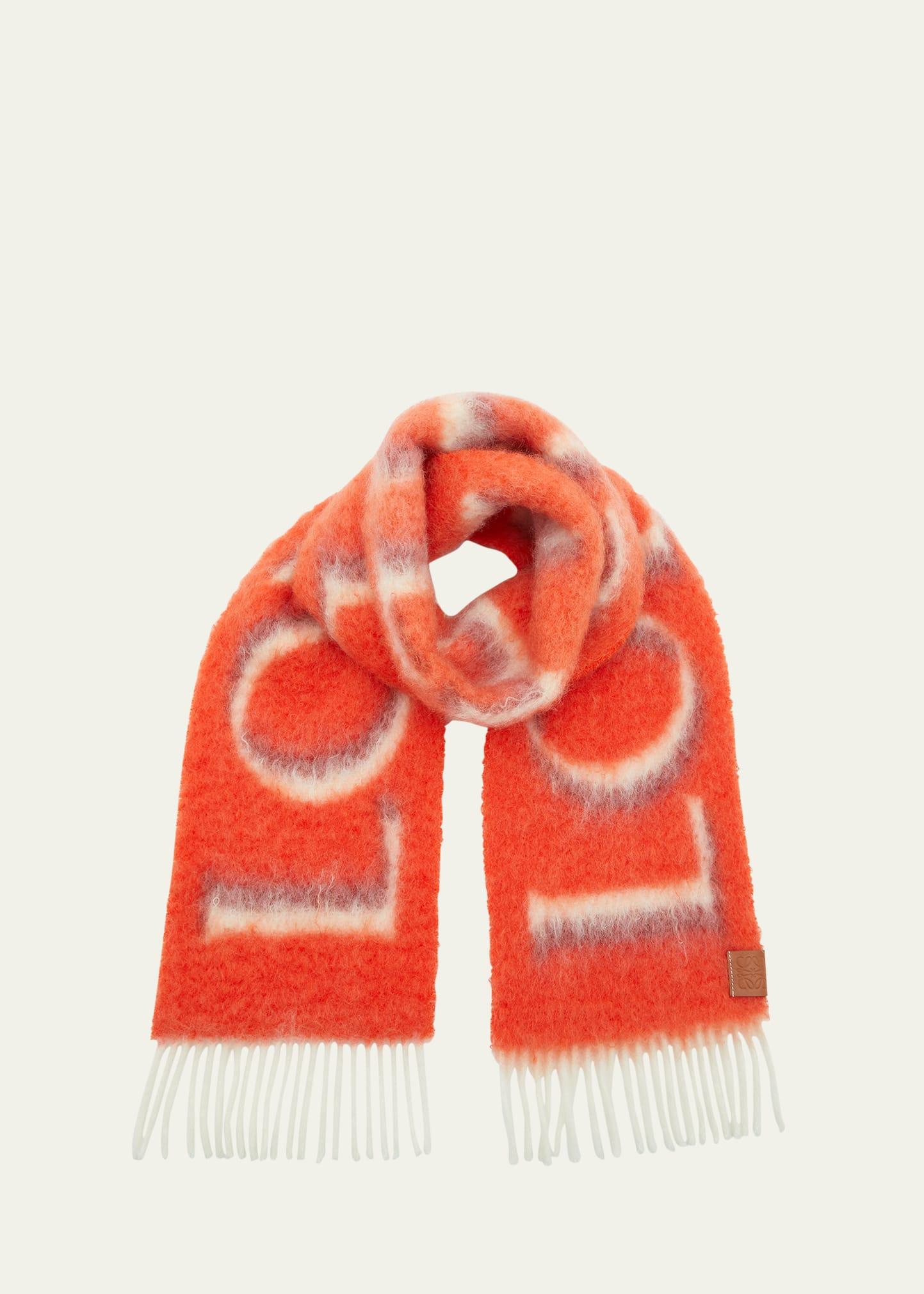 Logo Wool & Mohair Scarf Product Image