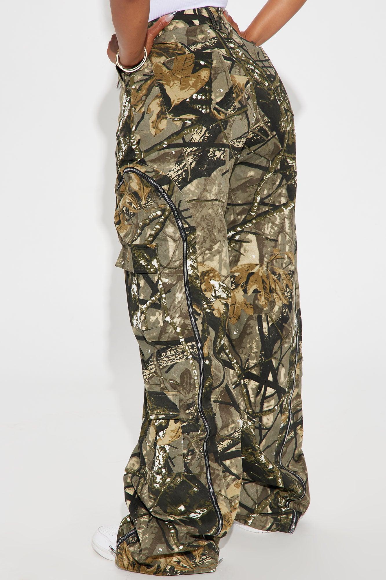 Had You Fooled Tree Camo Pant - Olive/combo Product Image