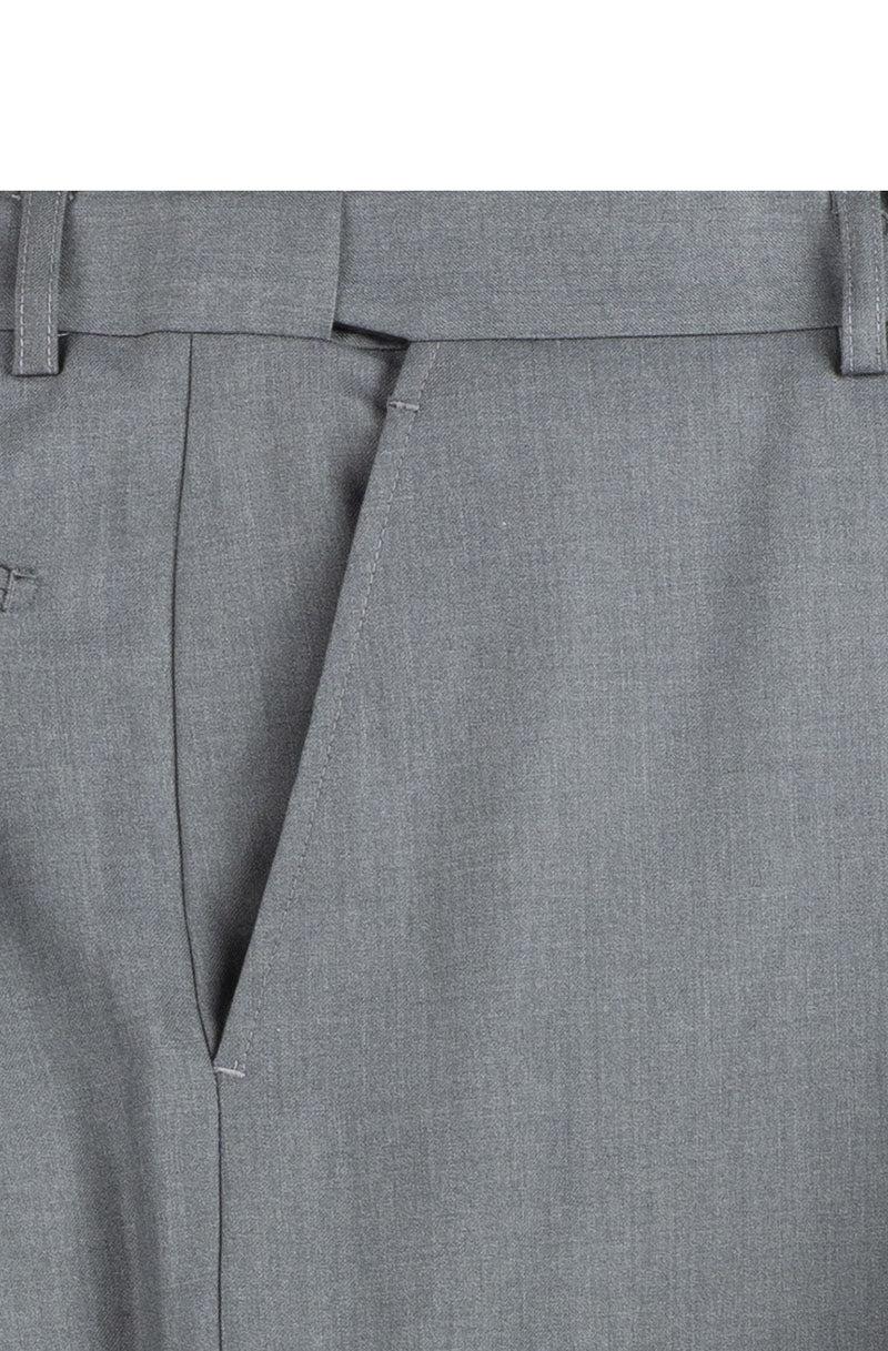Nola Collection - Medium Gray Regular Fit 2 Piece Suit With Adjustable Waistband Pants Product Image
