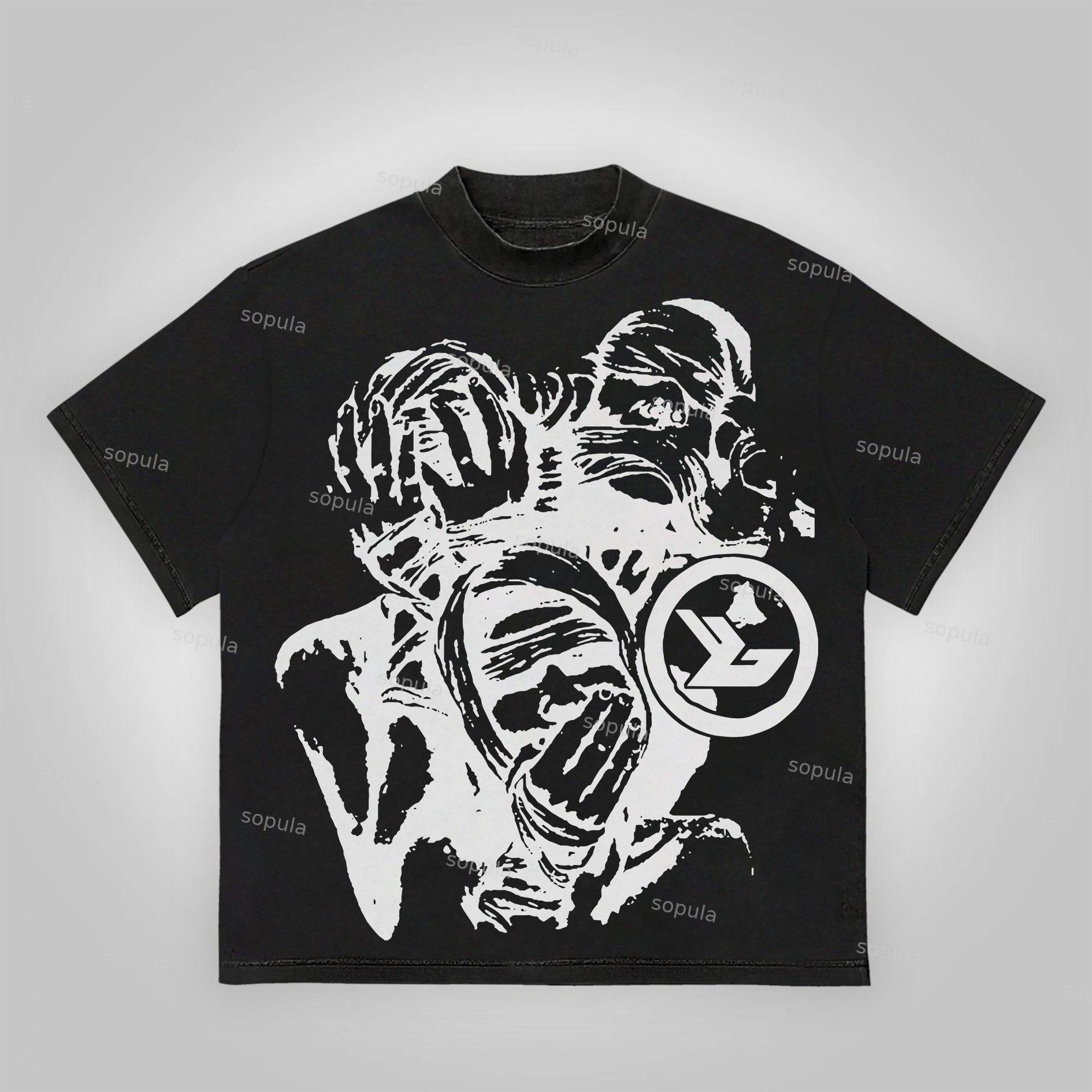 Vintage Members Only Graphic Cotton Short Sleeve T-Shirt Product Image