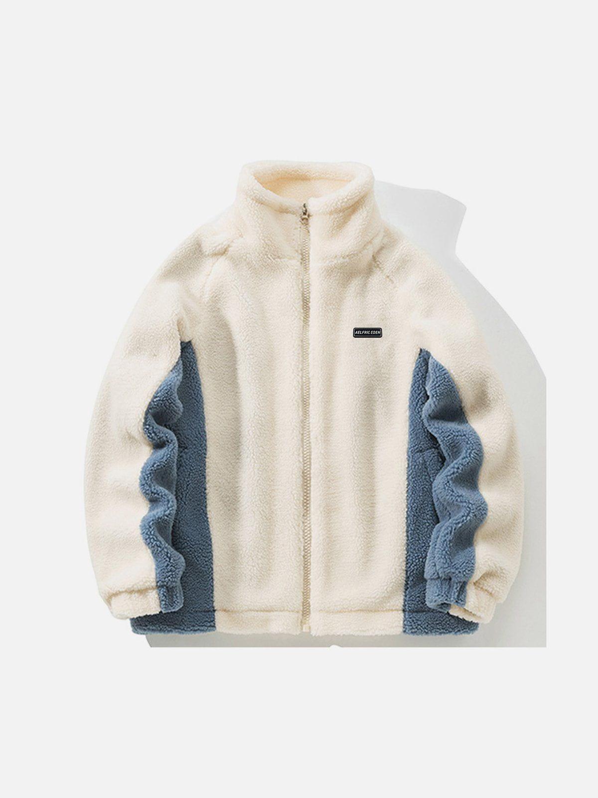 Aelfric Eden Color Block Sherpa Coat Product Image