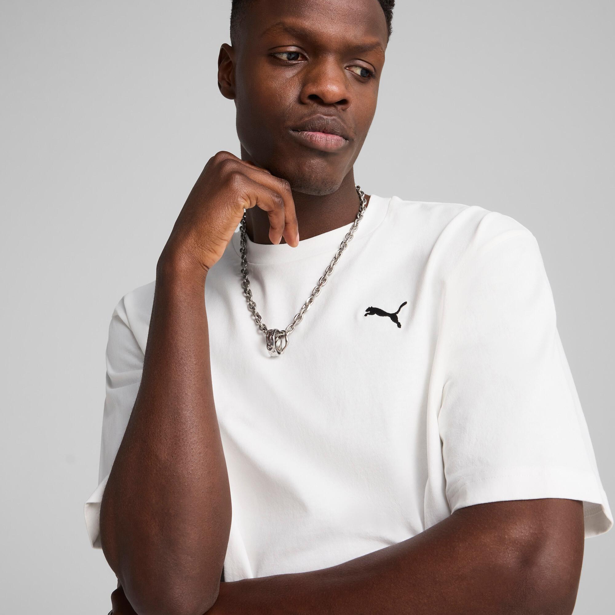 PUMA WARDROBE ESSENTIALS Men's Boxy T-Shirt Product Image