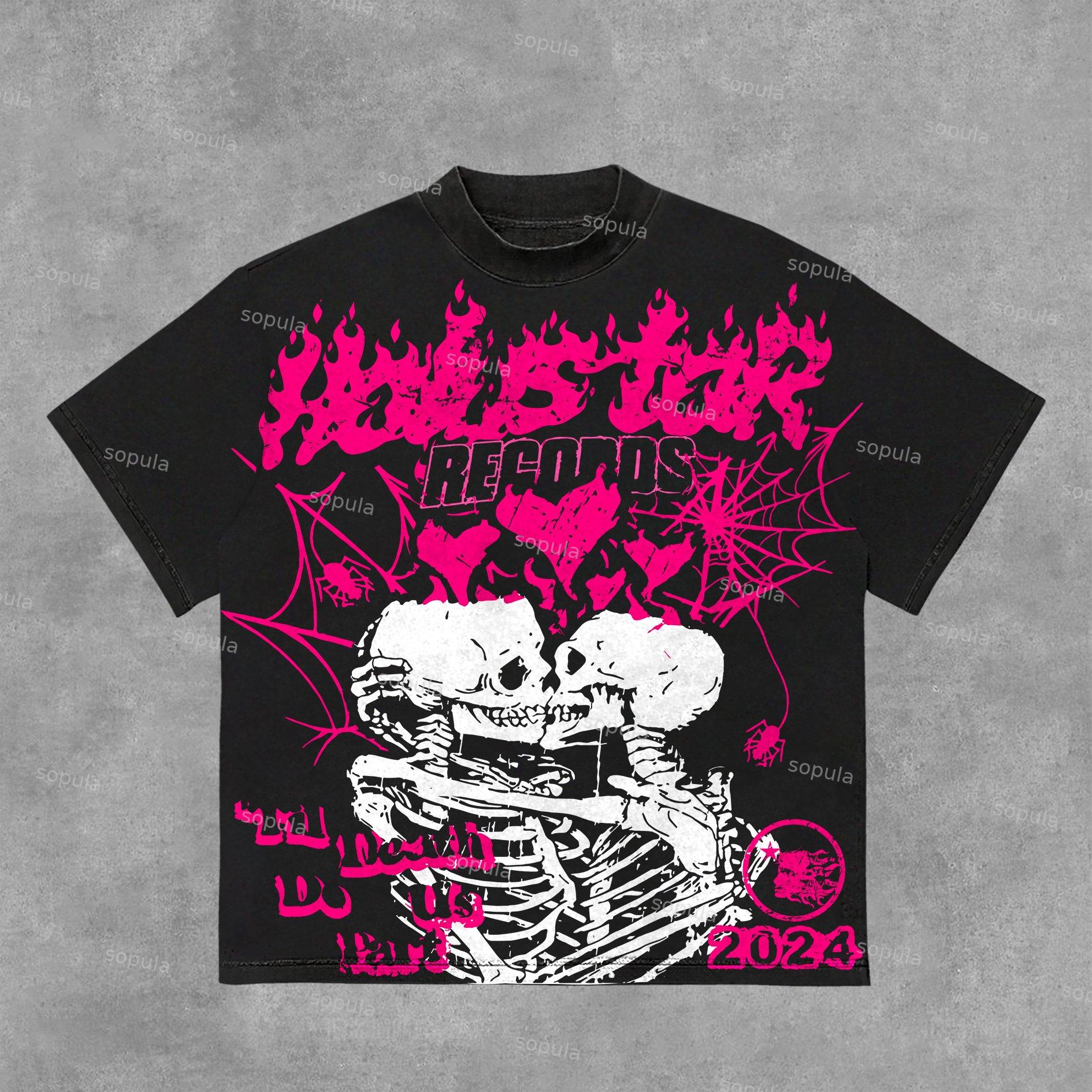 Sopula Studio Til Death Do Us Part Skull Graphic T-Shirt Product Image