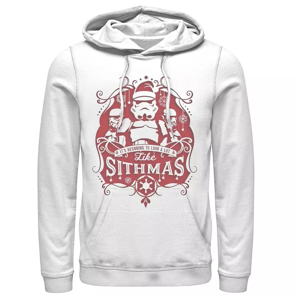 Men's Star Wars Trooper Santa Group Sithmas Christmas Graphic Hoodie,  Product Image