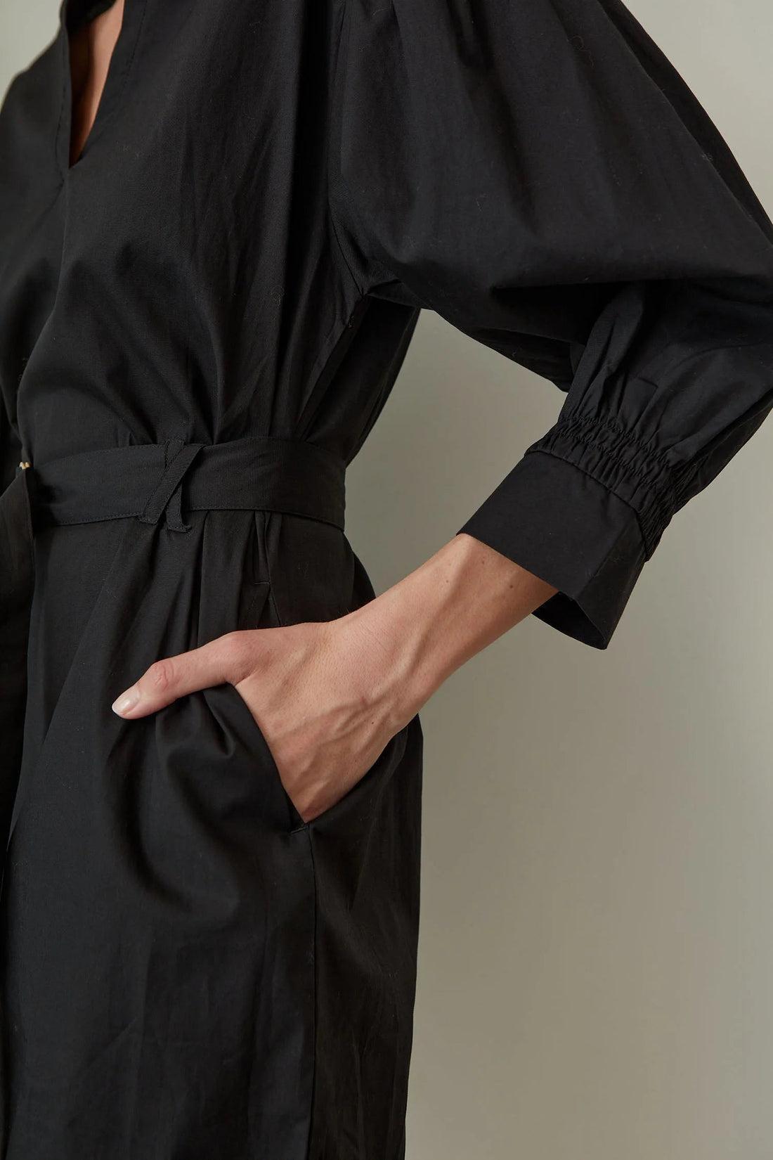 Eunice Dress- Deep Black Product Image