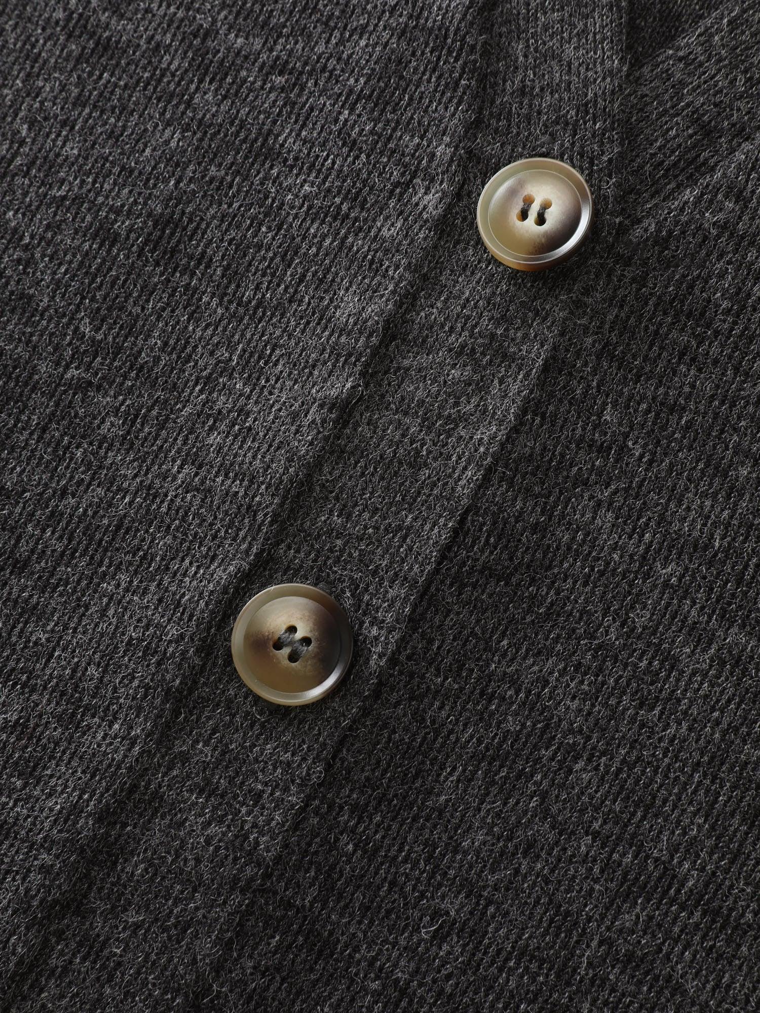 Textured Ruffled Hem Button Blouse Female Product Image