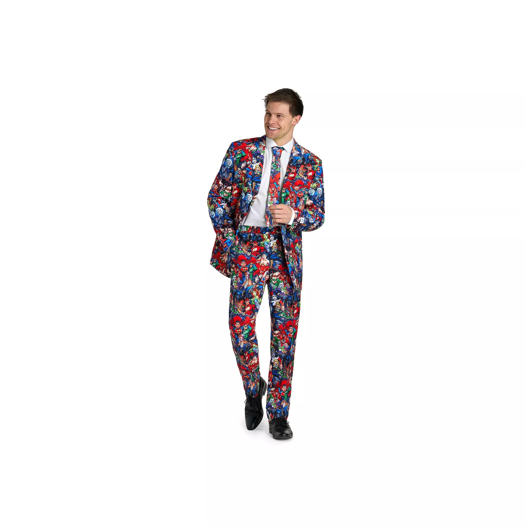 Men's OppoSuits Slim-Fit Novelty Suit & Tie Set,  Product Image