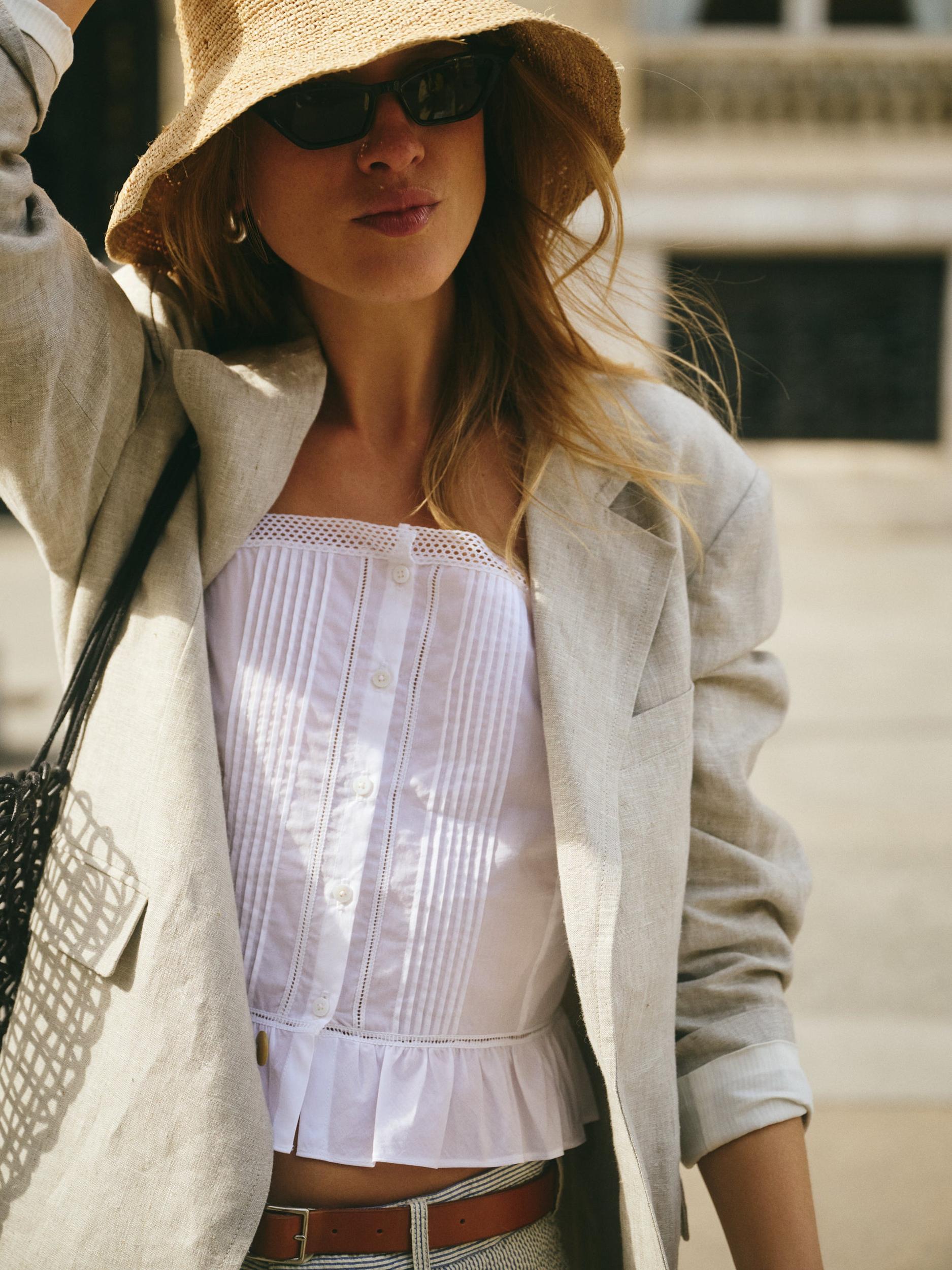 Straw Bucket Hat Product Image