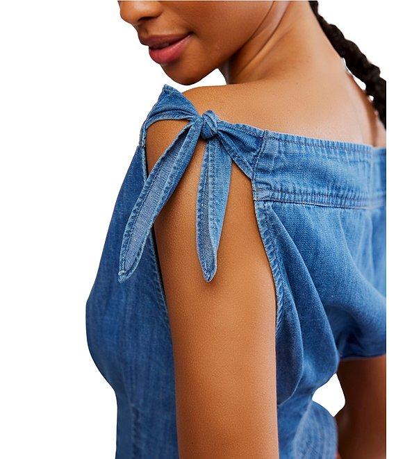 Free People Louie Boatneck Tie Sleeveless Top Product Image