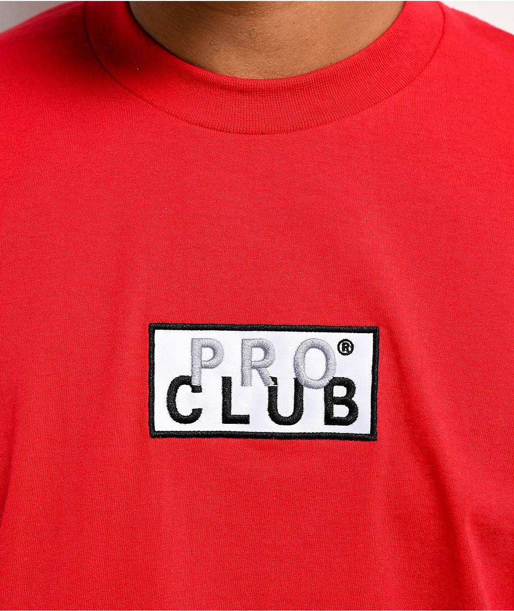 Pro Club Member Box Logo Red T-Shirt Product Image