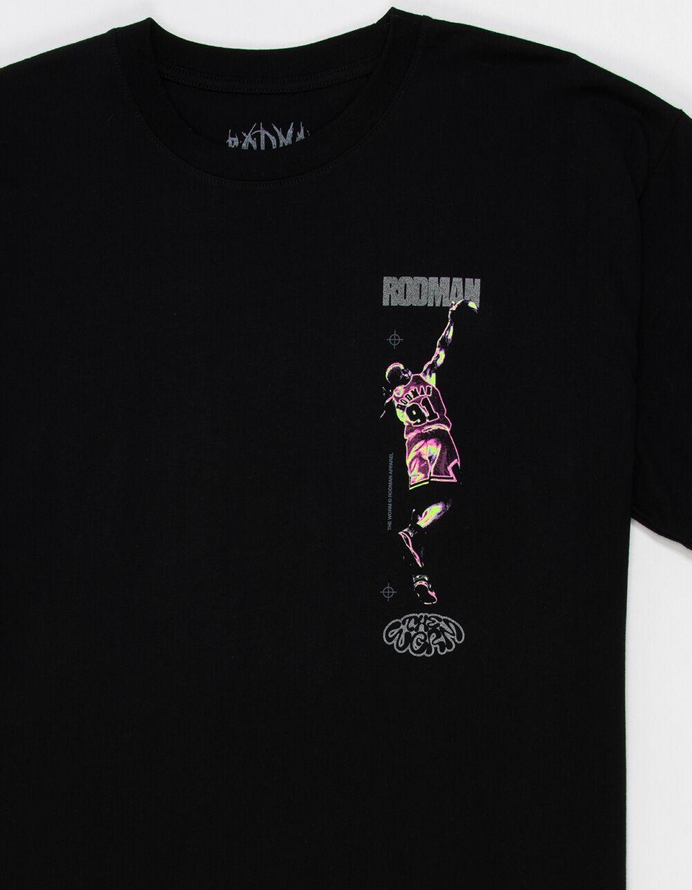 RODMAN Ultraviolet Mens Boxy Tee - BLACK Product Image