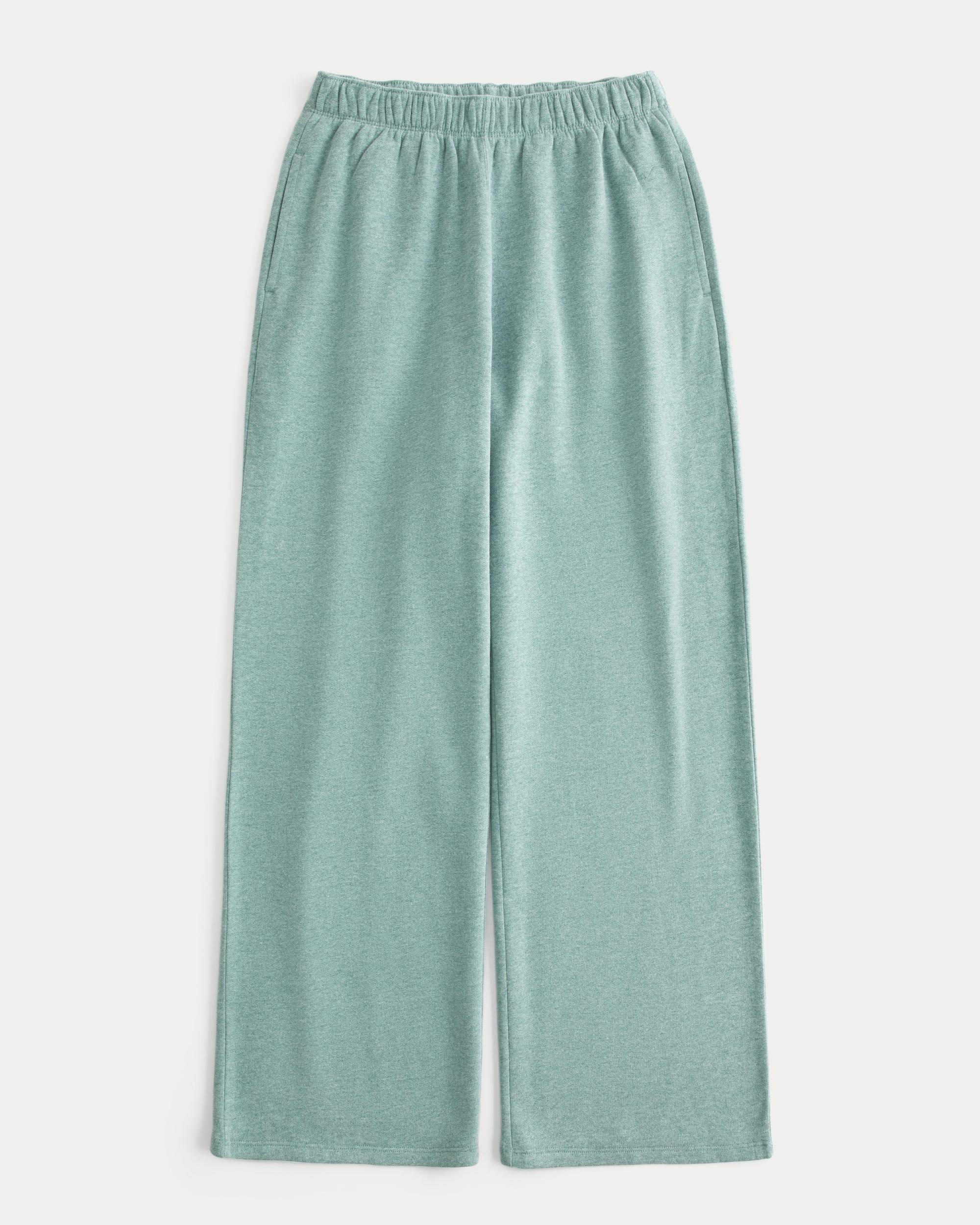 Hollister Feel Good Fleece Wide-Leg Pants Product Image