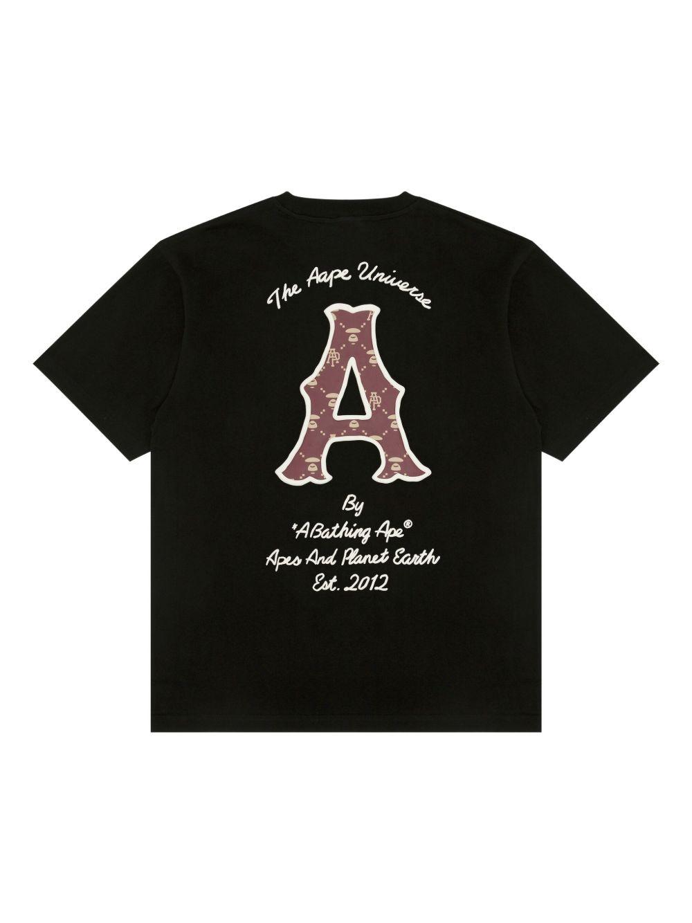 text-print T-shirt  Product Image