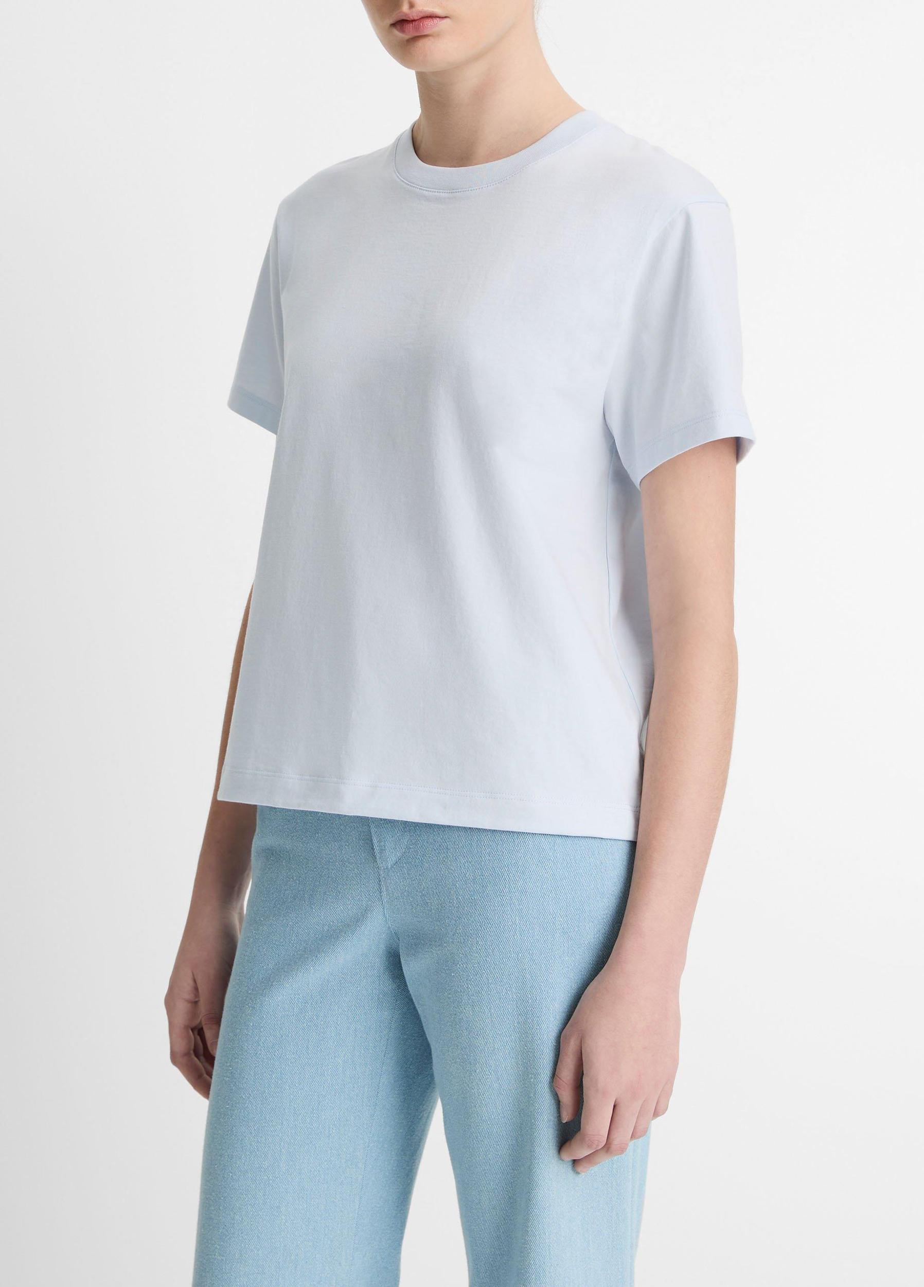 Womens Pima Cotton Crew Neck T-Shirt Vince Product Image