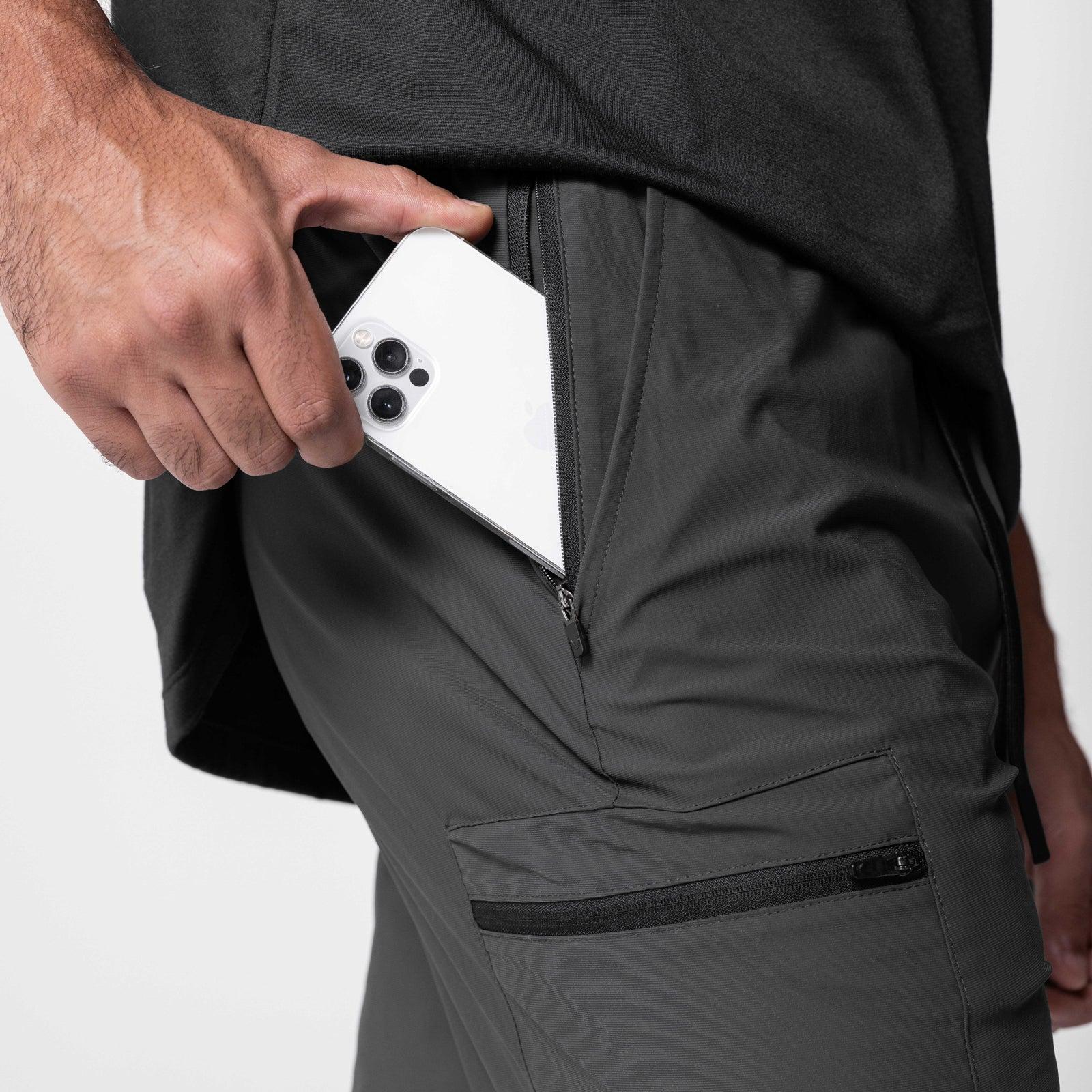 0656. Tetra-Lite® Standard Zip Jogger - Space Grey Male Product Image