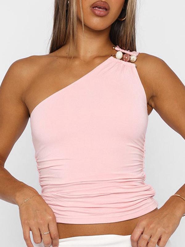Sexy One-Shoulder Cami Top Product Image