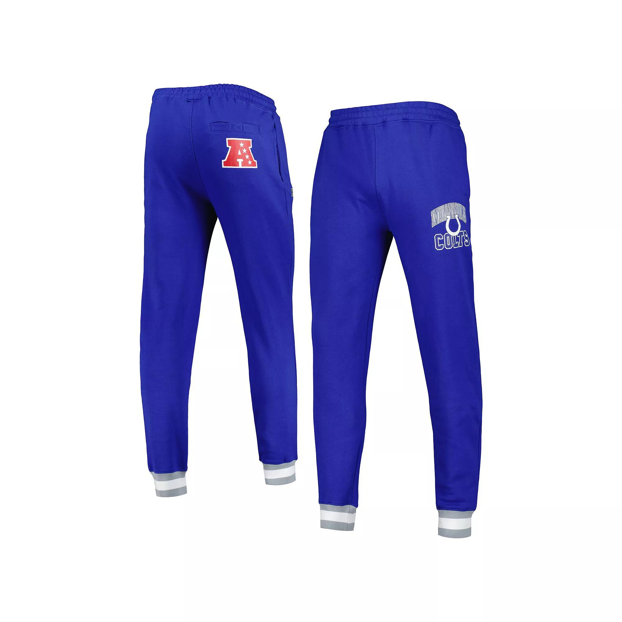 Men's Starter Royal Indianapolis Colts Blitz Fleece Jogger Pants,  Product Image
