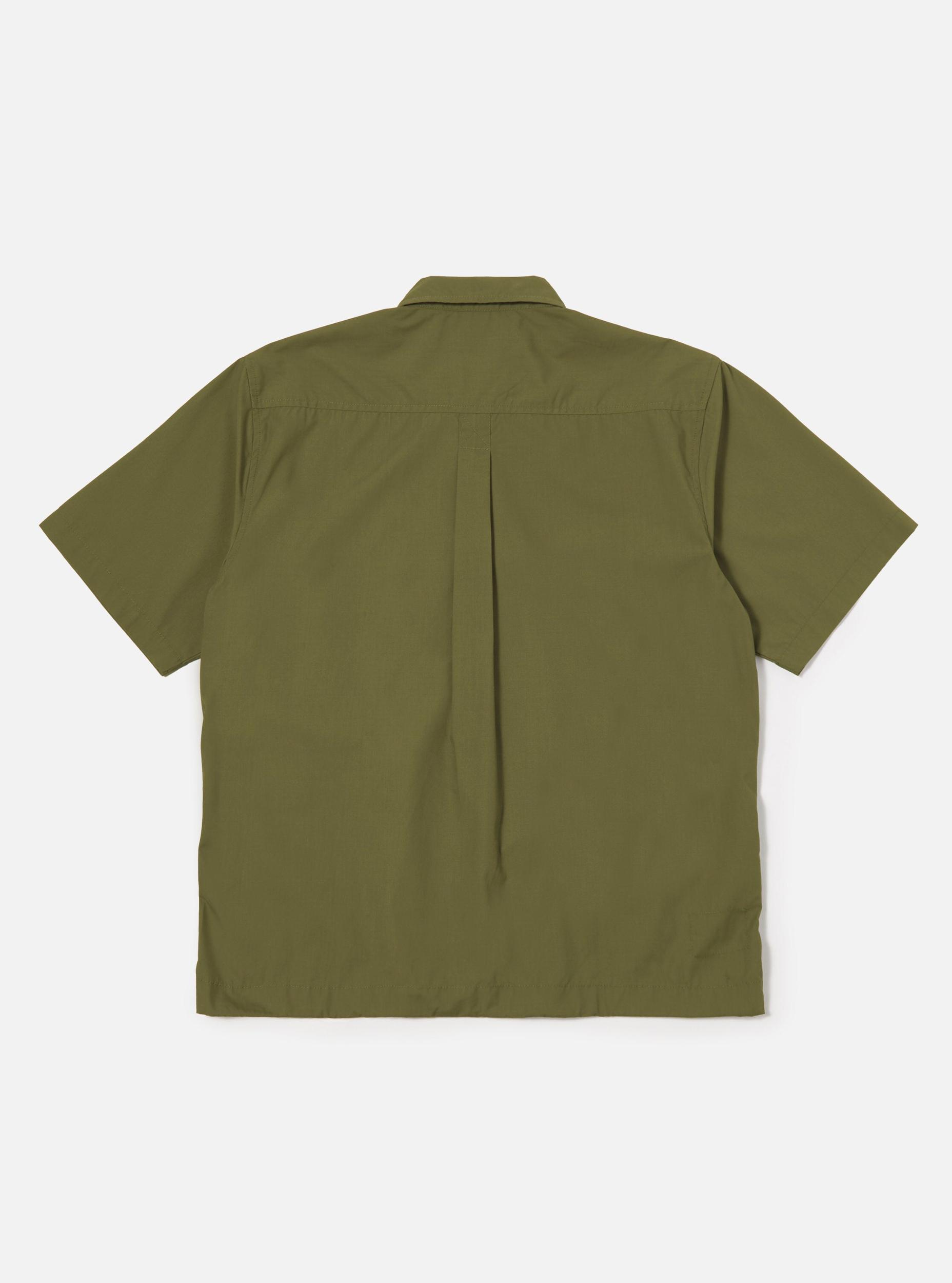 Olive Recycled Polytech Tech Overshirt Product Image