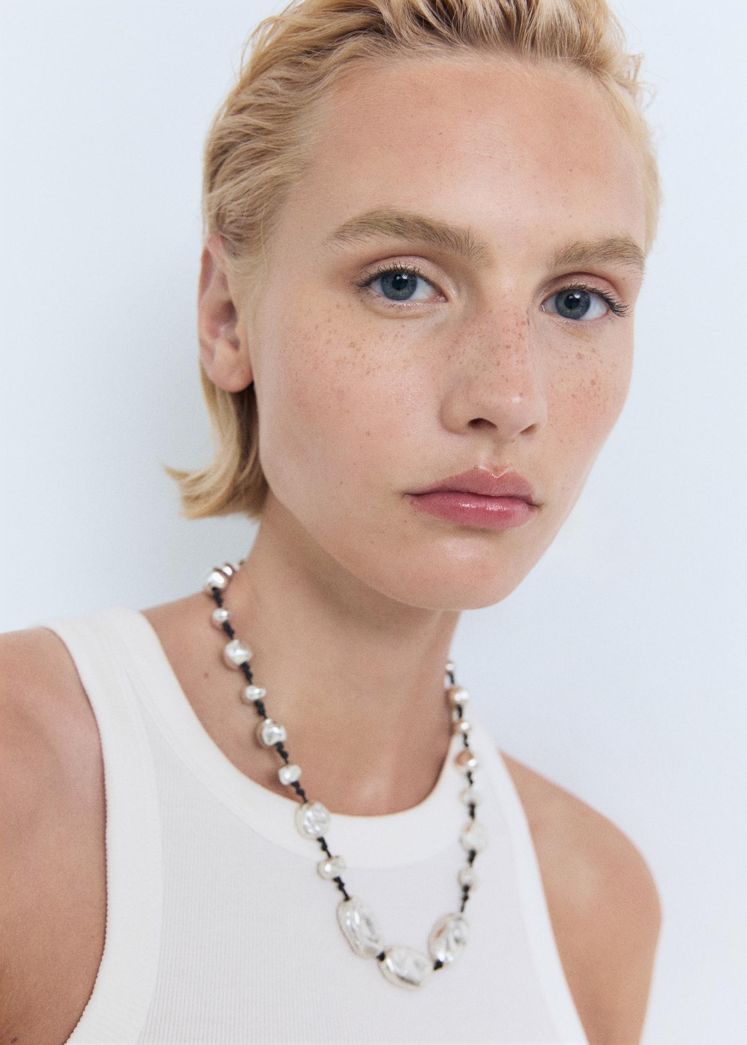 Ribbed cotton-blend top - Women | MANGO USA Product Image