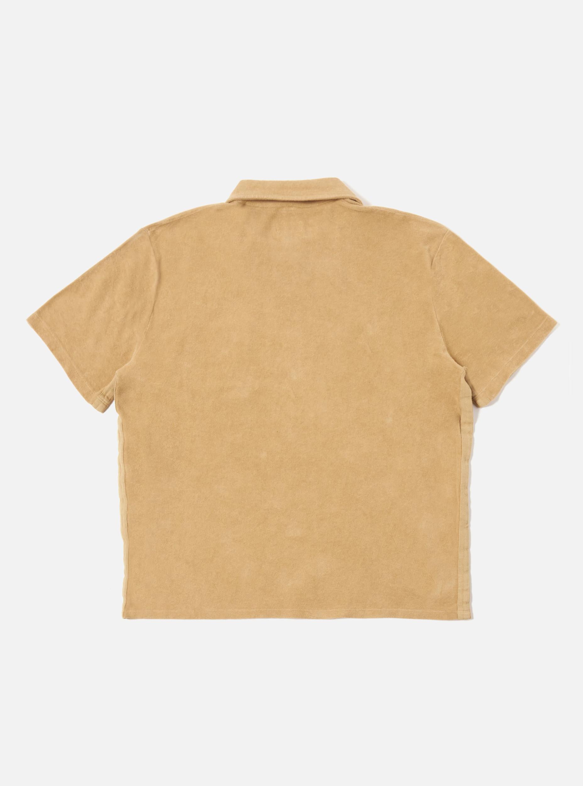 Sand Light Weight Terry Newlyn Polo Product Image