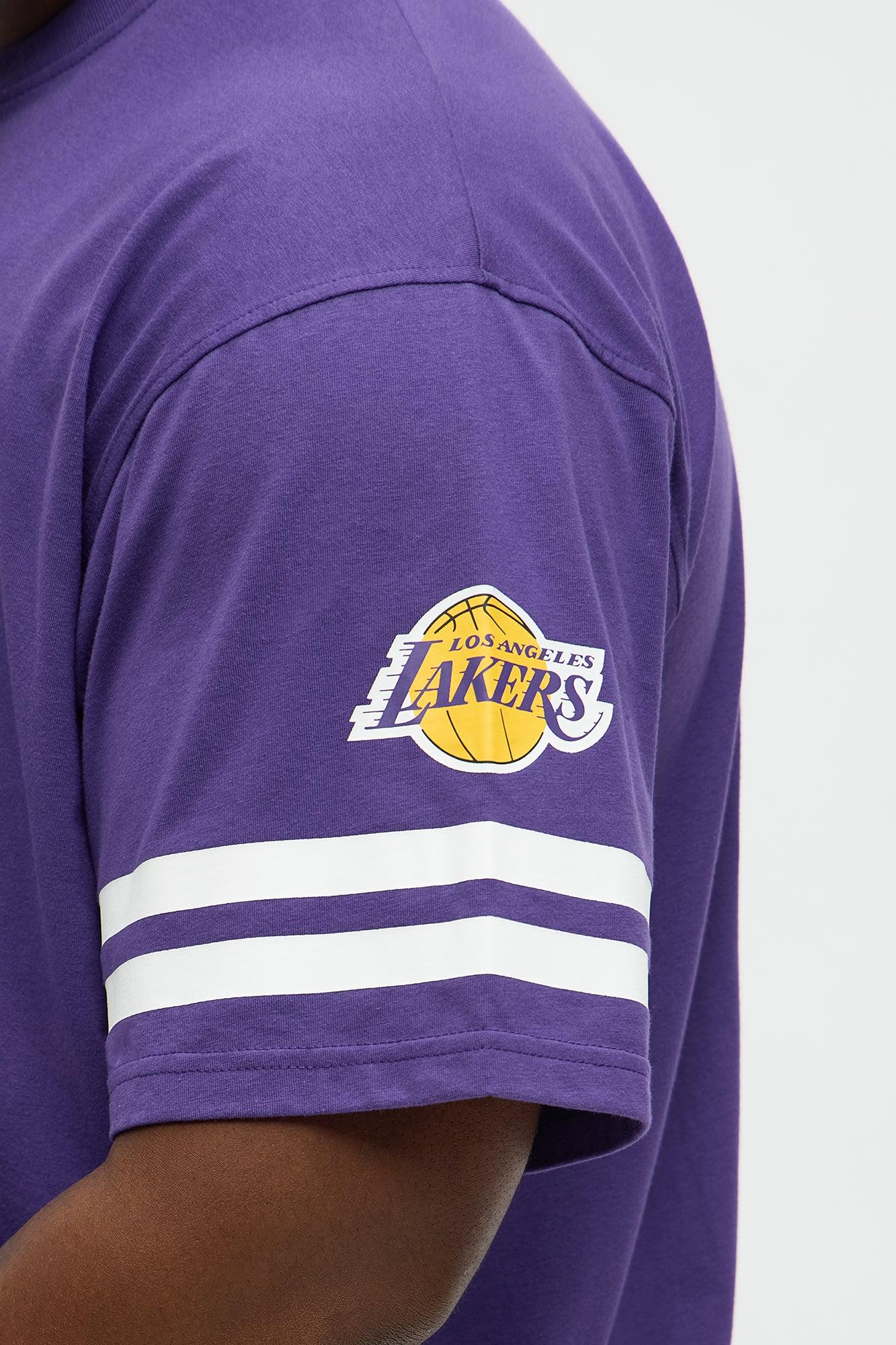 Lakers Boxy Number Tee - Purple Male Product Image