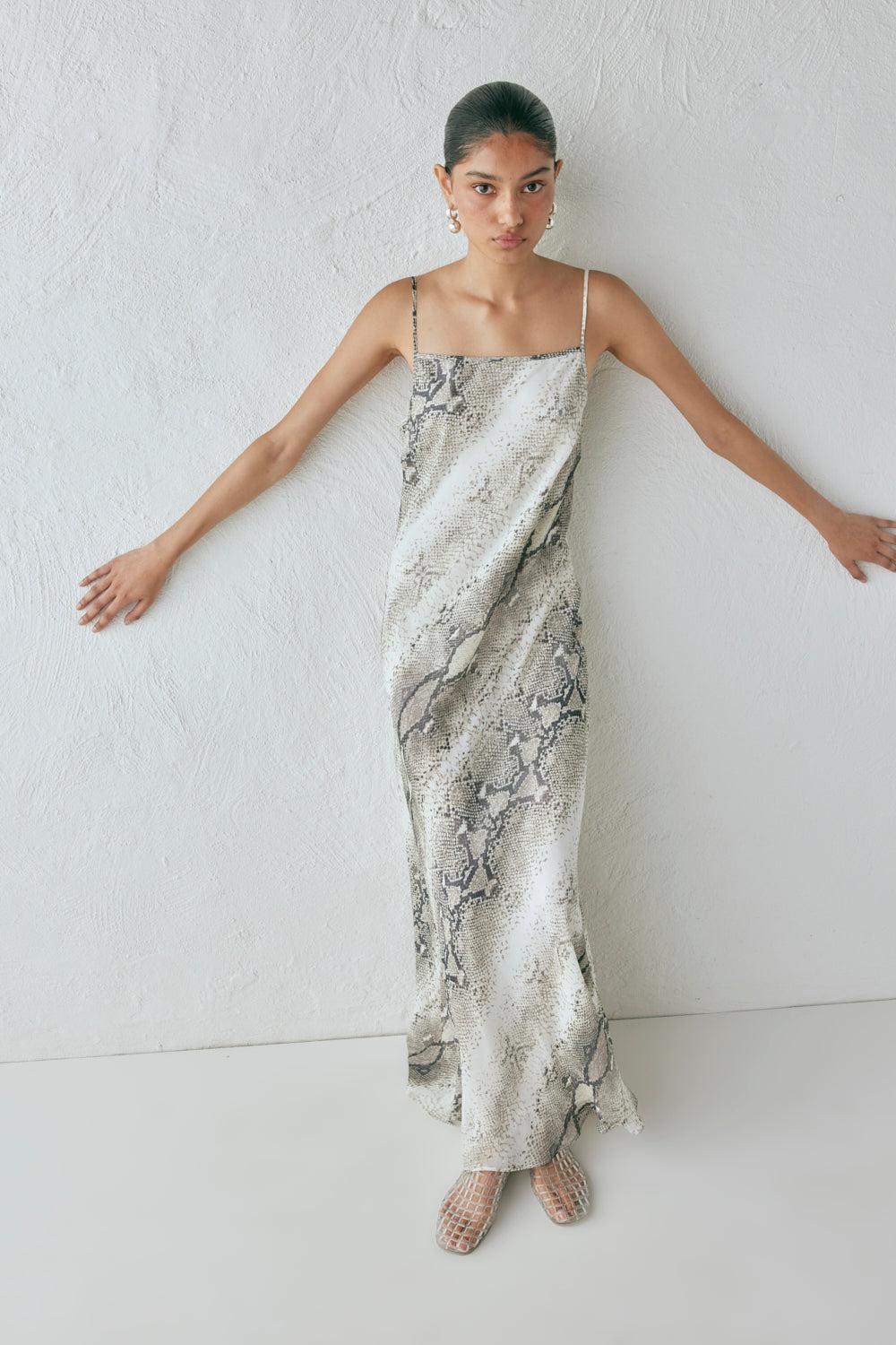 Ema Maxi Dress Snake Product Image