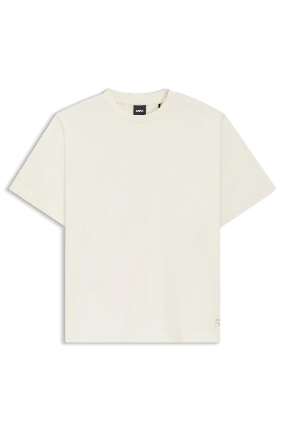 Relaxed-fit T-shirt in mercerized cotton Product Image