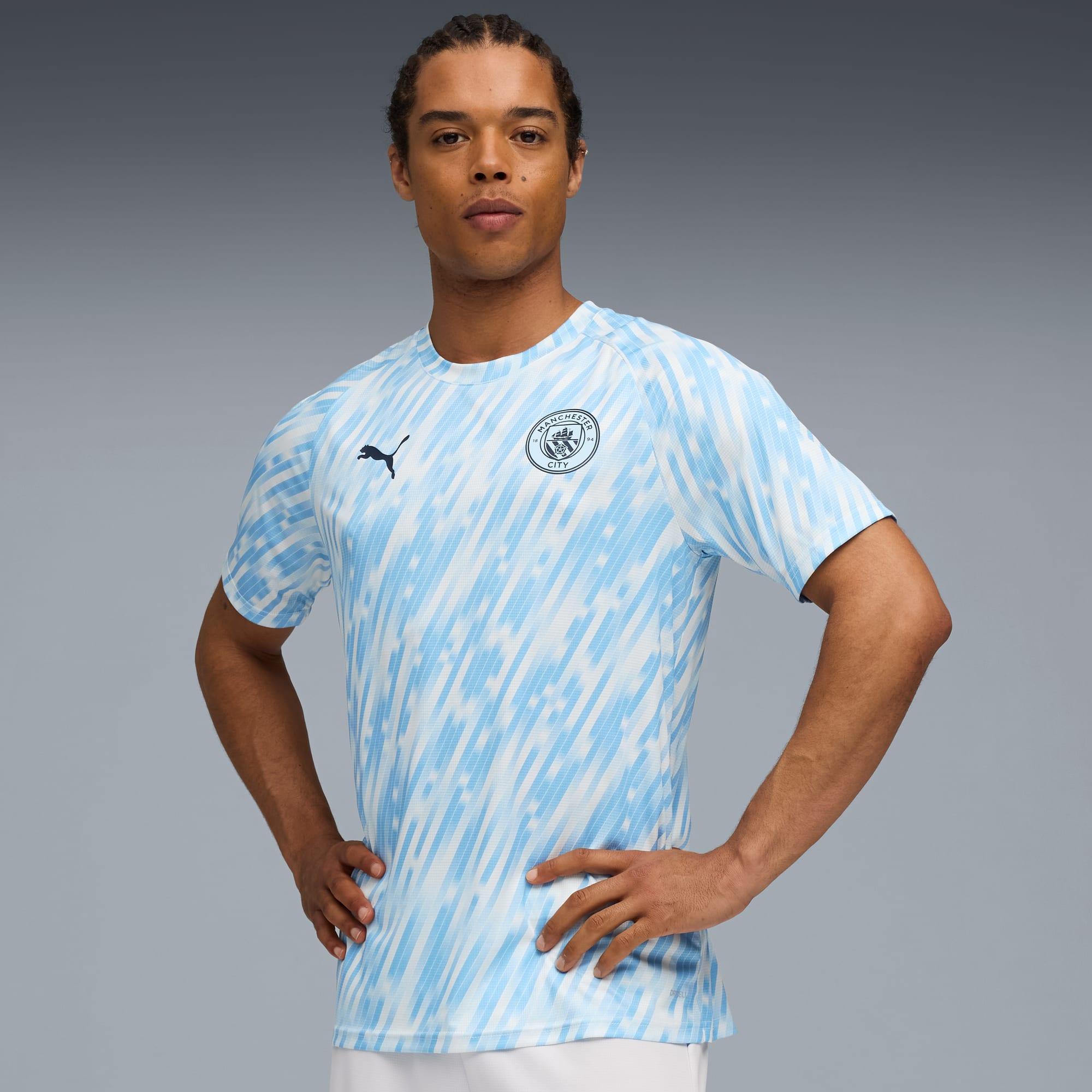 Manchester City Men's Soccer Warm-Up Jersey Product Image