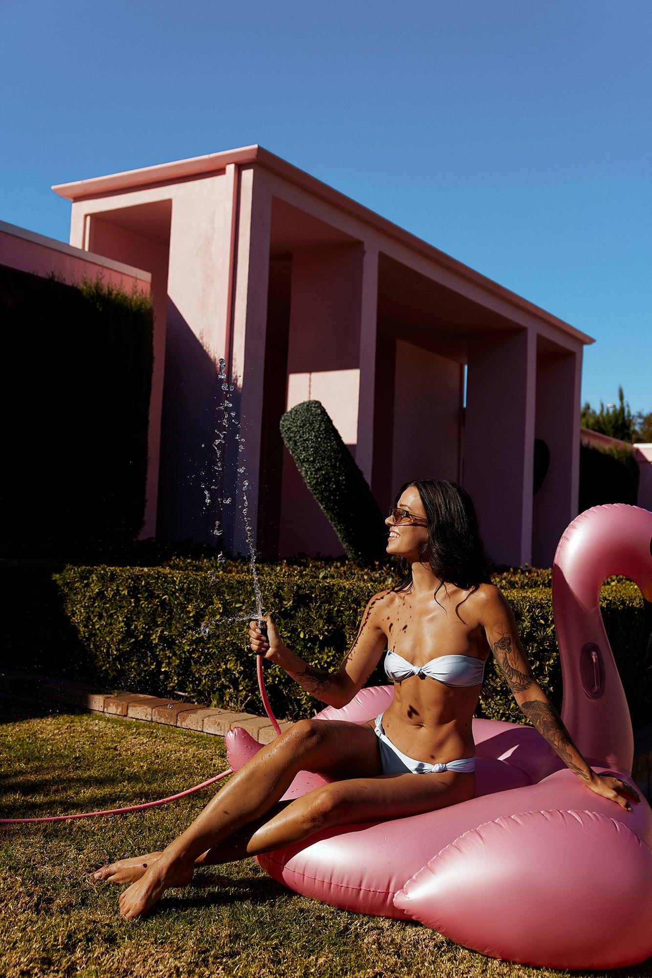 Lifeguard On Duty Swim Bottom Silver Product Image