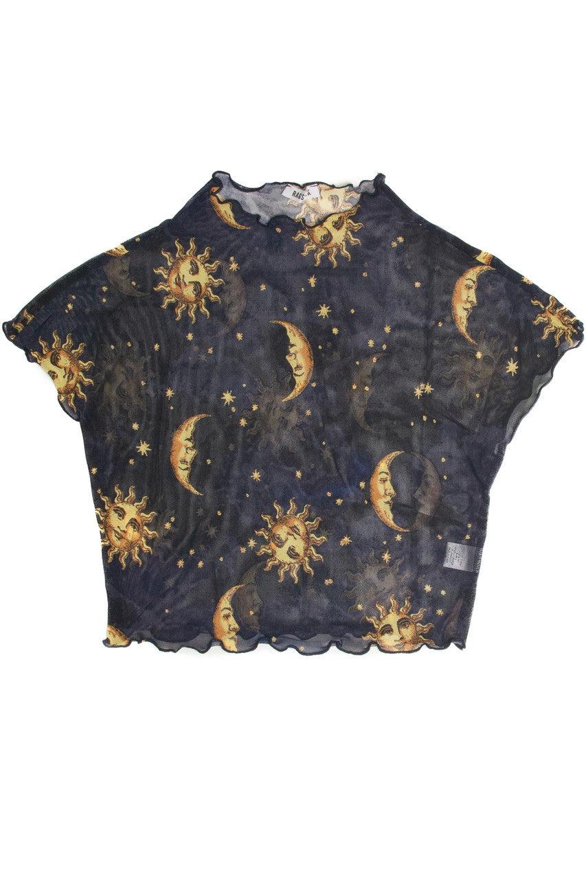Extended Sizes Celestial Mesh Tee Product Image