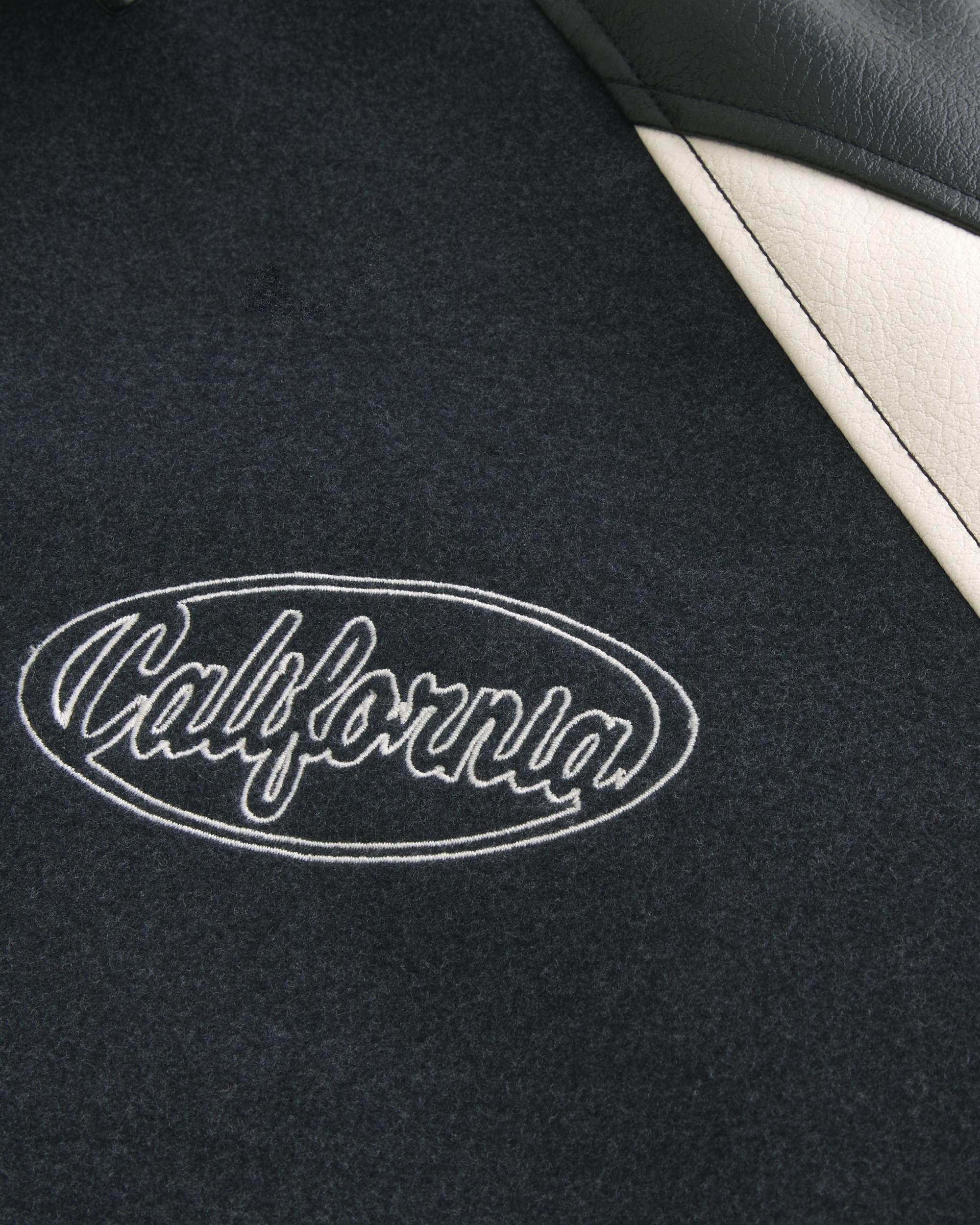 Midtown Bulldogs Graphic Varsity Jacket Product Image