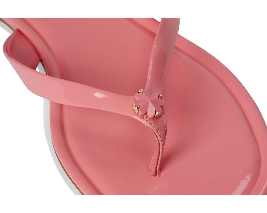 Spade Flower Smooth Leather Flip-Flop Product Image