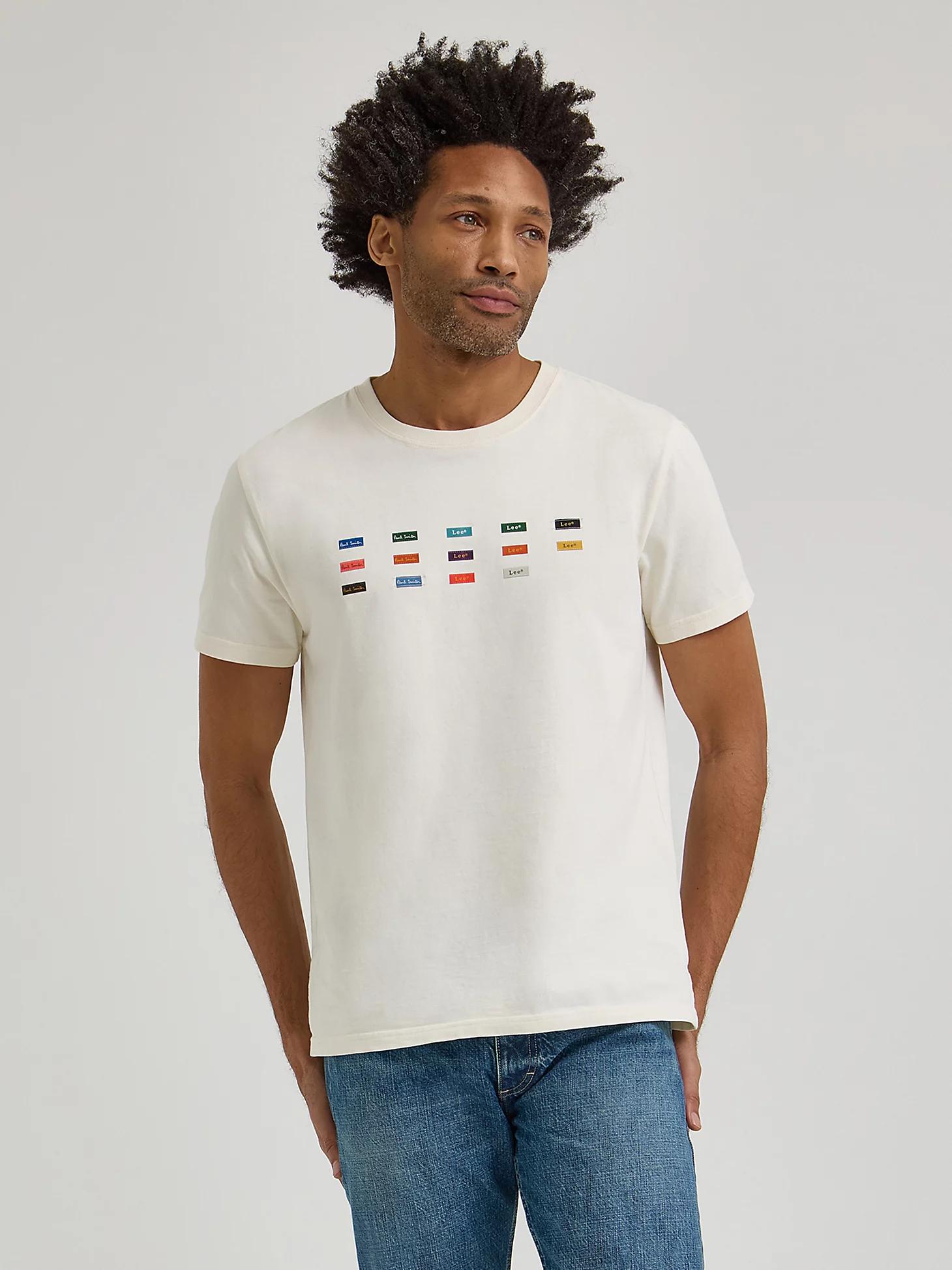 Men's Lee® x Paul Smith Label Tee | Men's Tops & Tees | Lee® Product Image